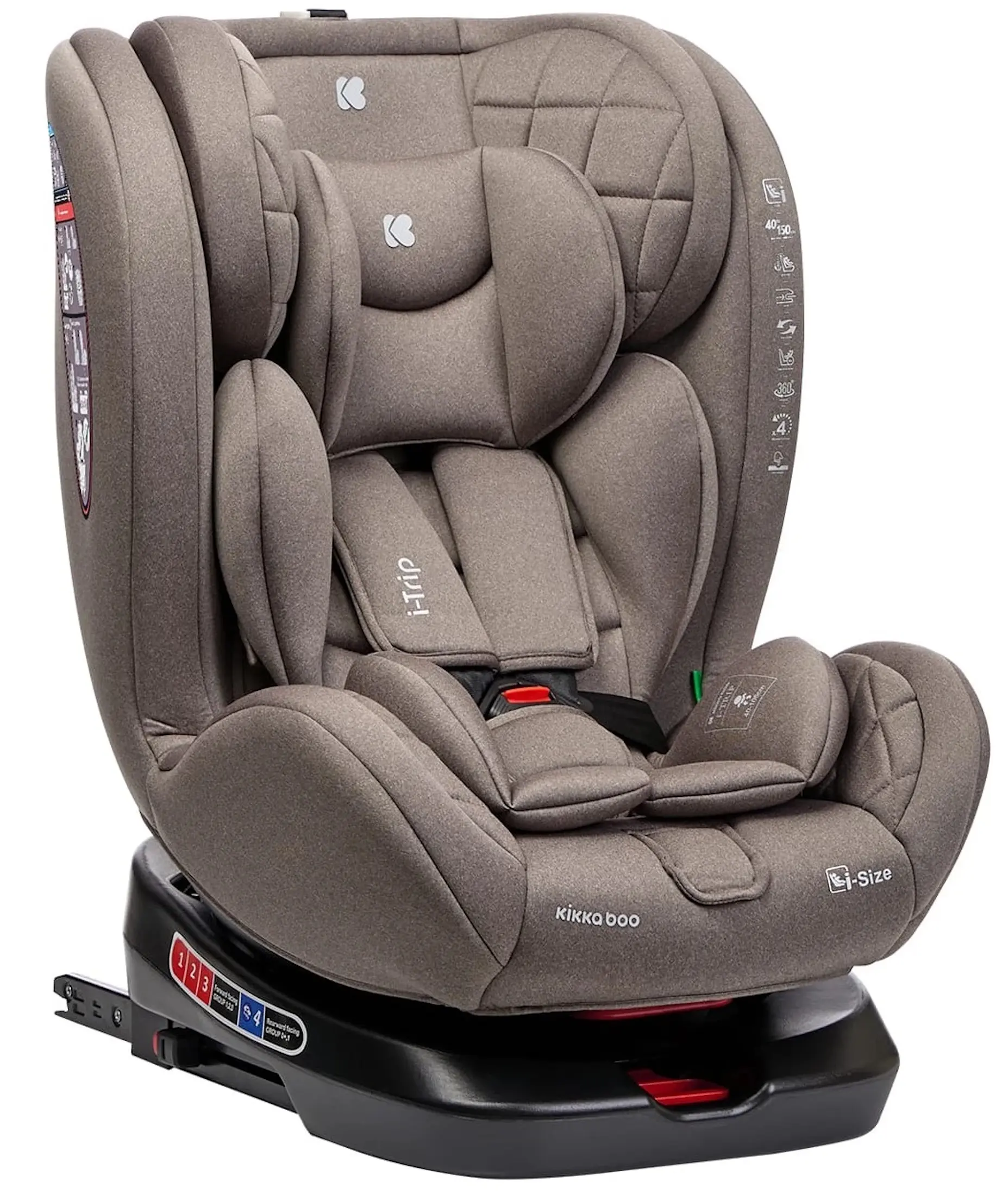 Scaun auto Kikka Boo i-Trip i-Size (Beige)