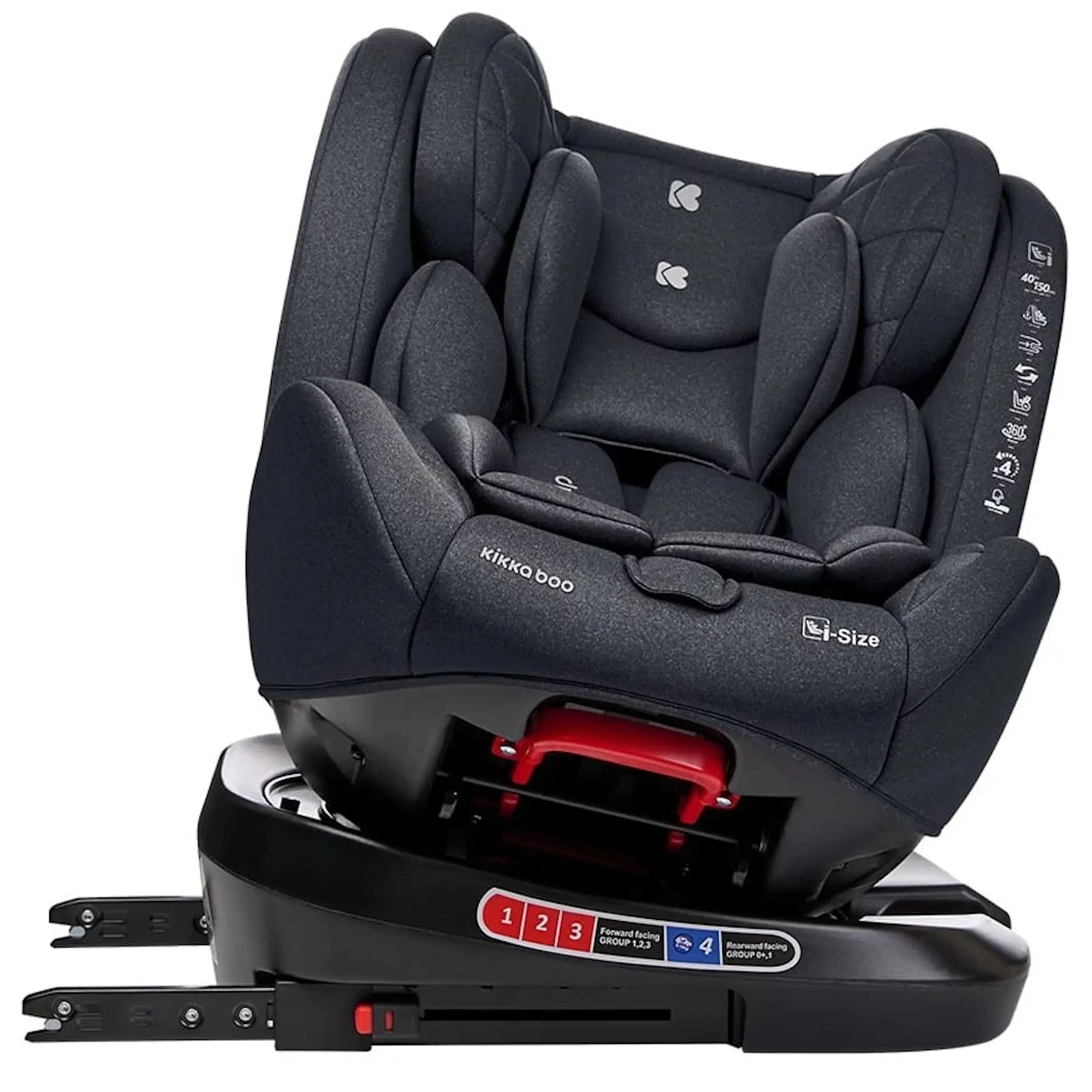 Scaun auto Kikka Boo i-Trip i-Size (Grey)