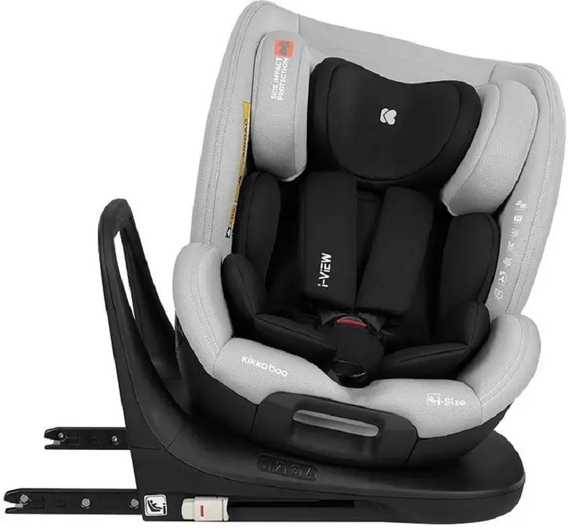 Scaun auto Kikka Boo i-View i-Size (Light Grey) - 3