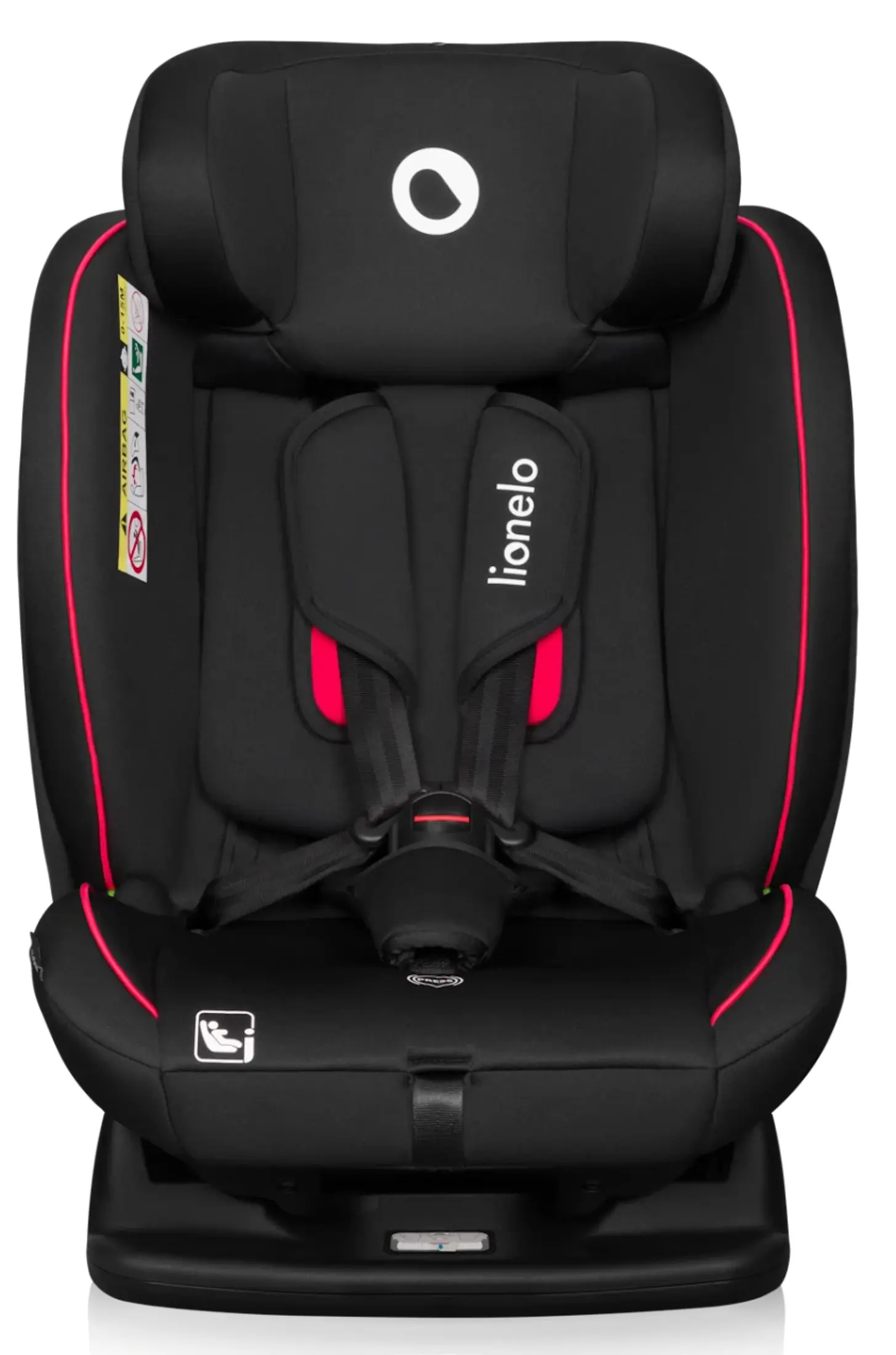 Scaun auto Lionelo Aart (Black Carbon/Red)