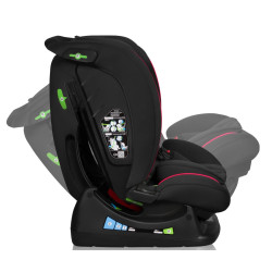 Scaun auto Lionelo Aart (Black Carbon/Red) Thumb