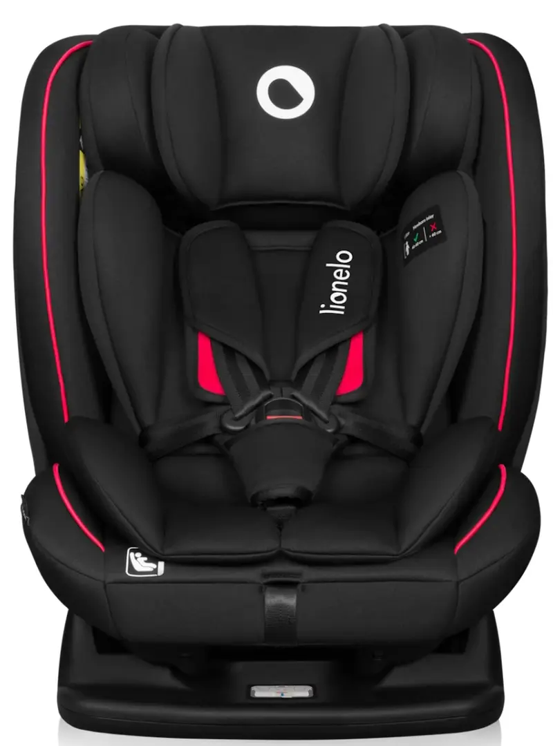 Scaun auto Lionelo Aart (Black Carbon/Red)