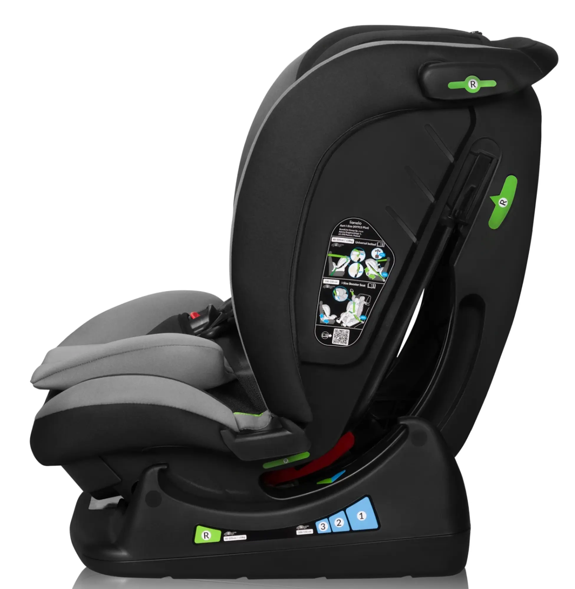 Scaun auto Lionelo Aart (Grey Graphite)