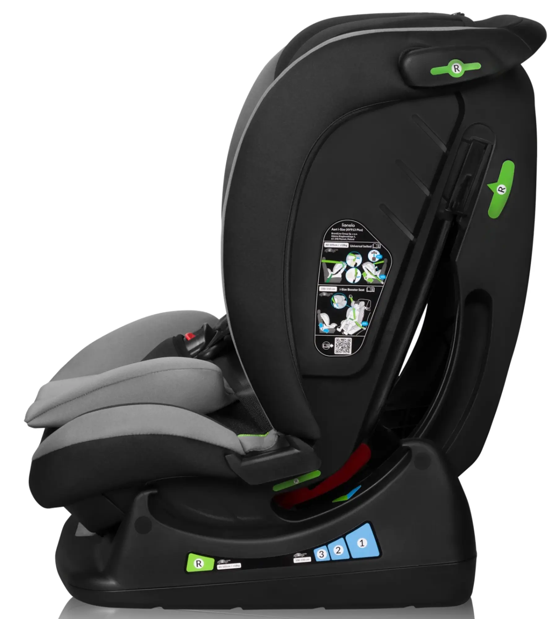 Scaun auto Lionelo Aart (Grey Graphite)