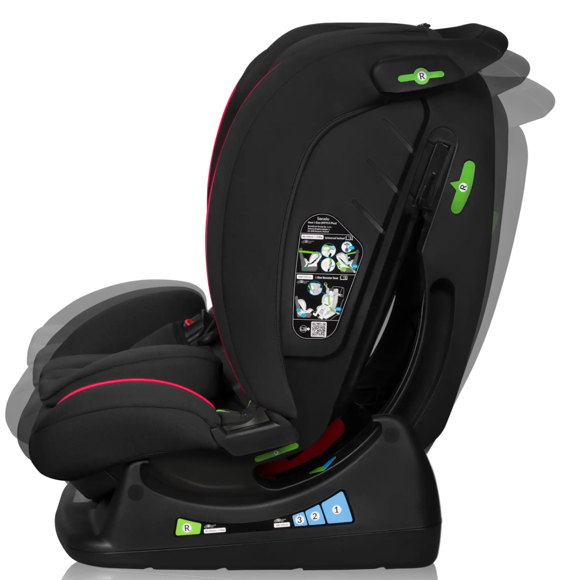 Scaun auto Lionelo Aart (Grey Graphite)