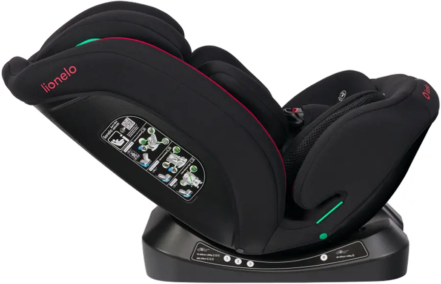 Автокресло Lionelo Aart i-Size (Black/Red) - 4