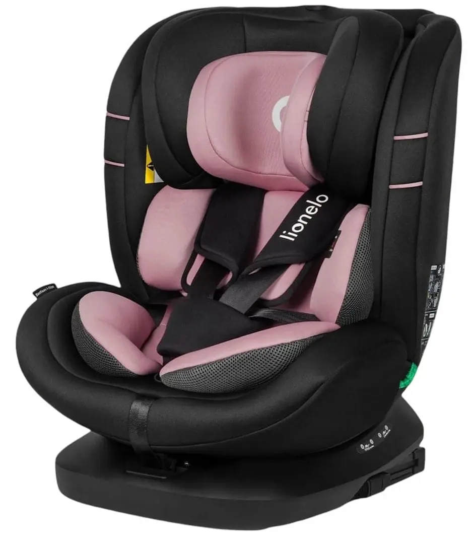Scaun auto Lionelo Bastiaan i-Size Isofix (Pink Rose)