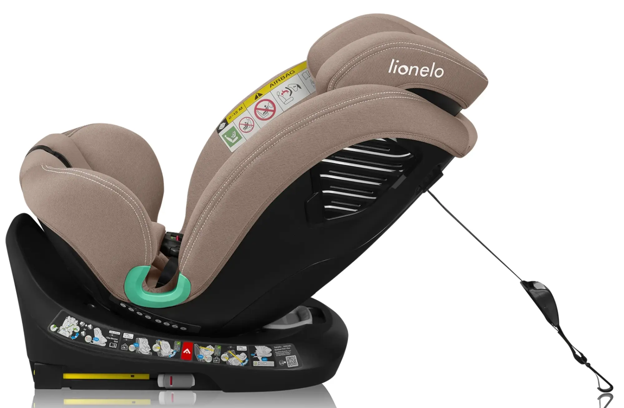 Scaun auto Lionelo Bastiaan One i-Size Isofix (Beige Sand)