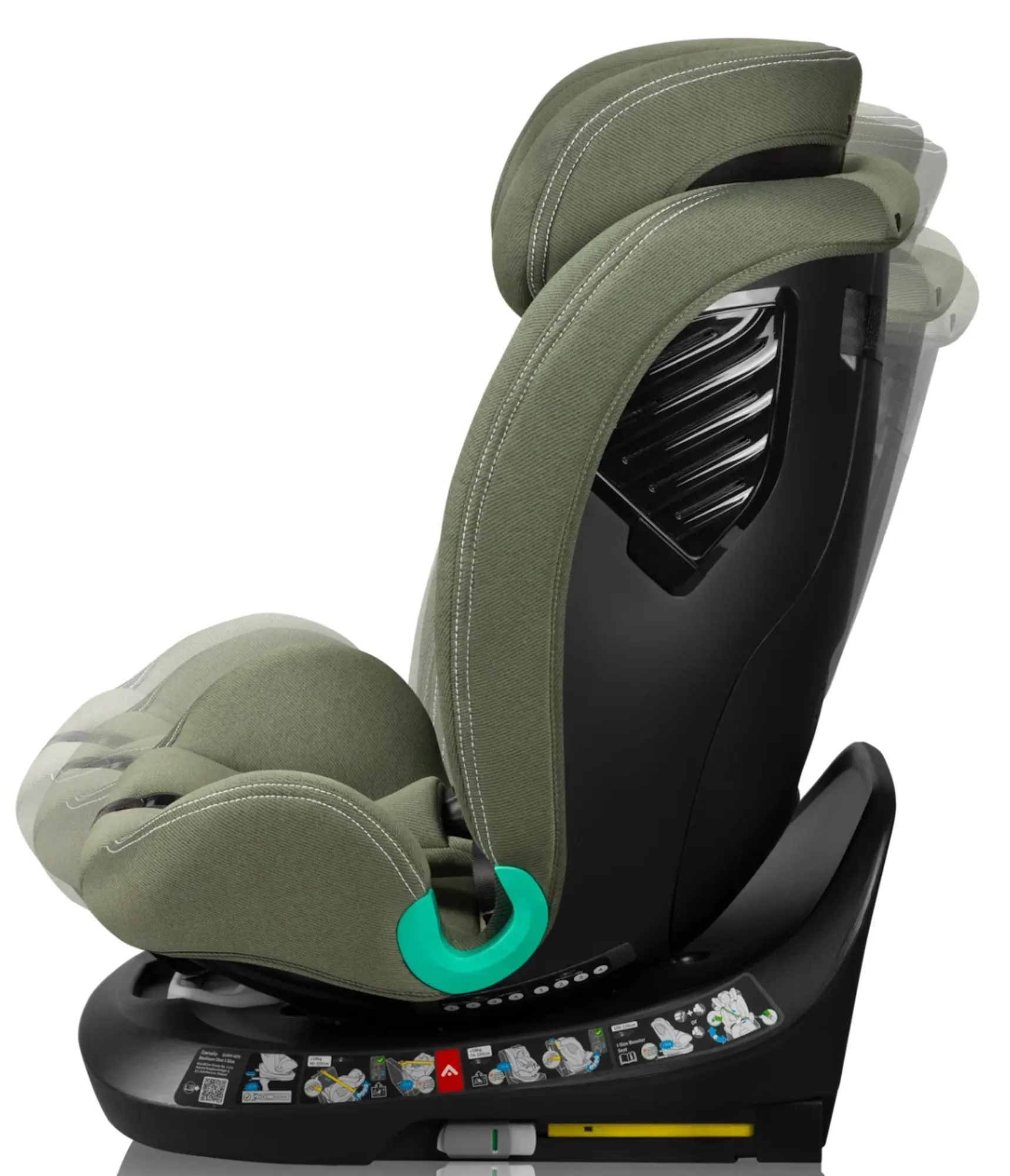 Scaun auto Lionelo Bastiaan One i-Size Isofix (Green Olive)