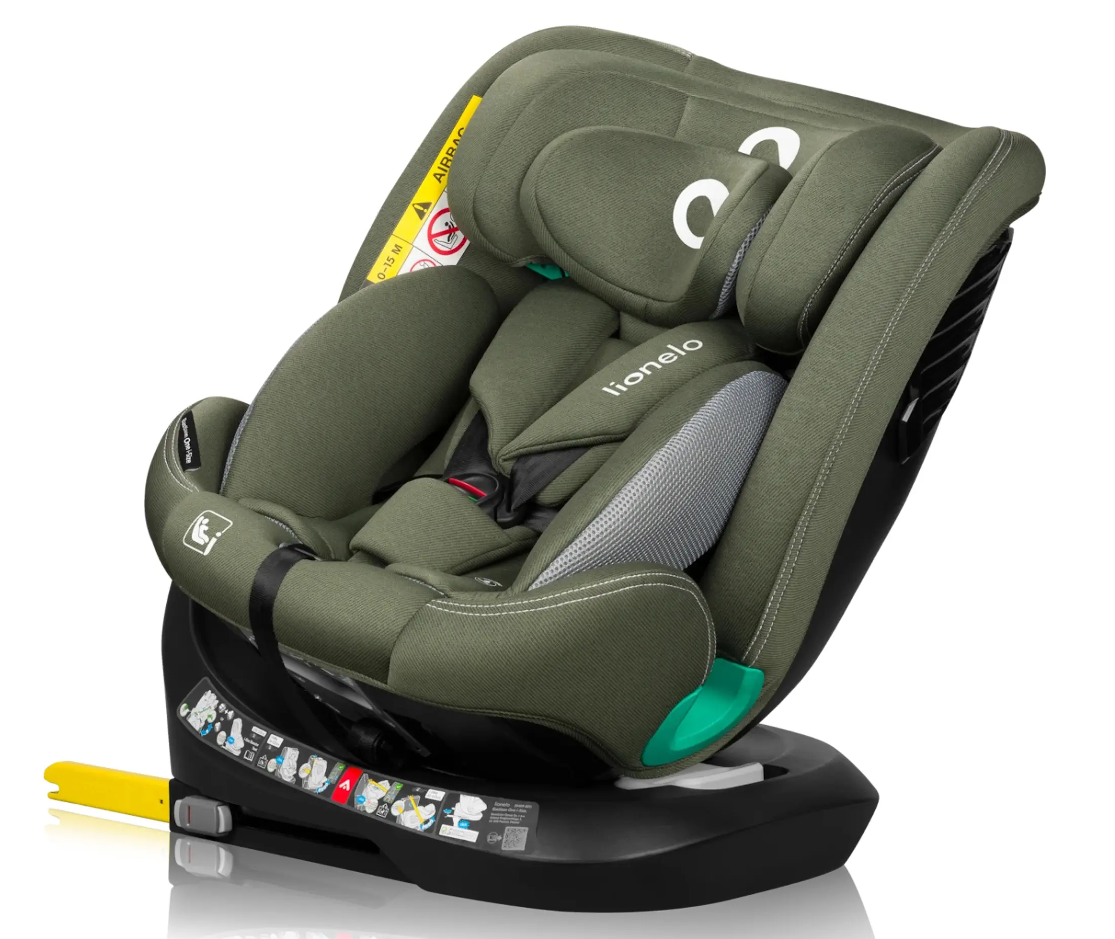 Scaun auto Lionelo Bastiaan One i-Size Isofix (Green Olive)