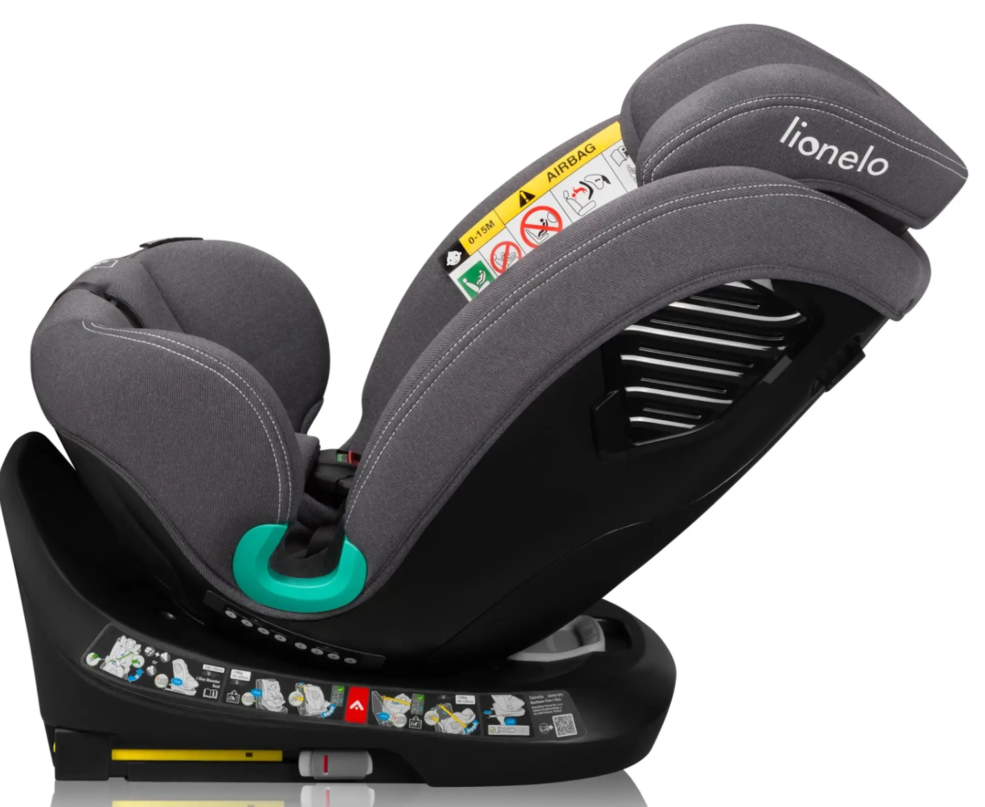 Scaun auto Lionelo Bastiaan One i-Size Isofix (Grey Stone)