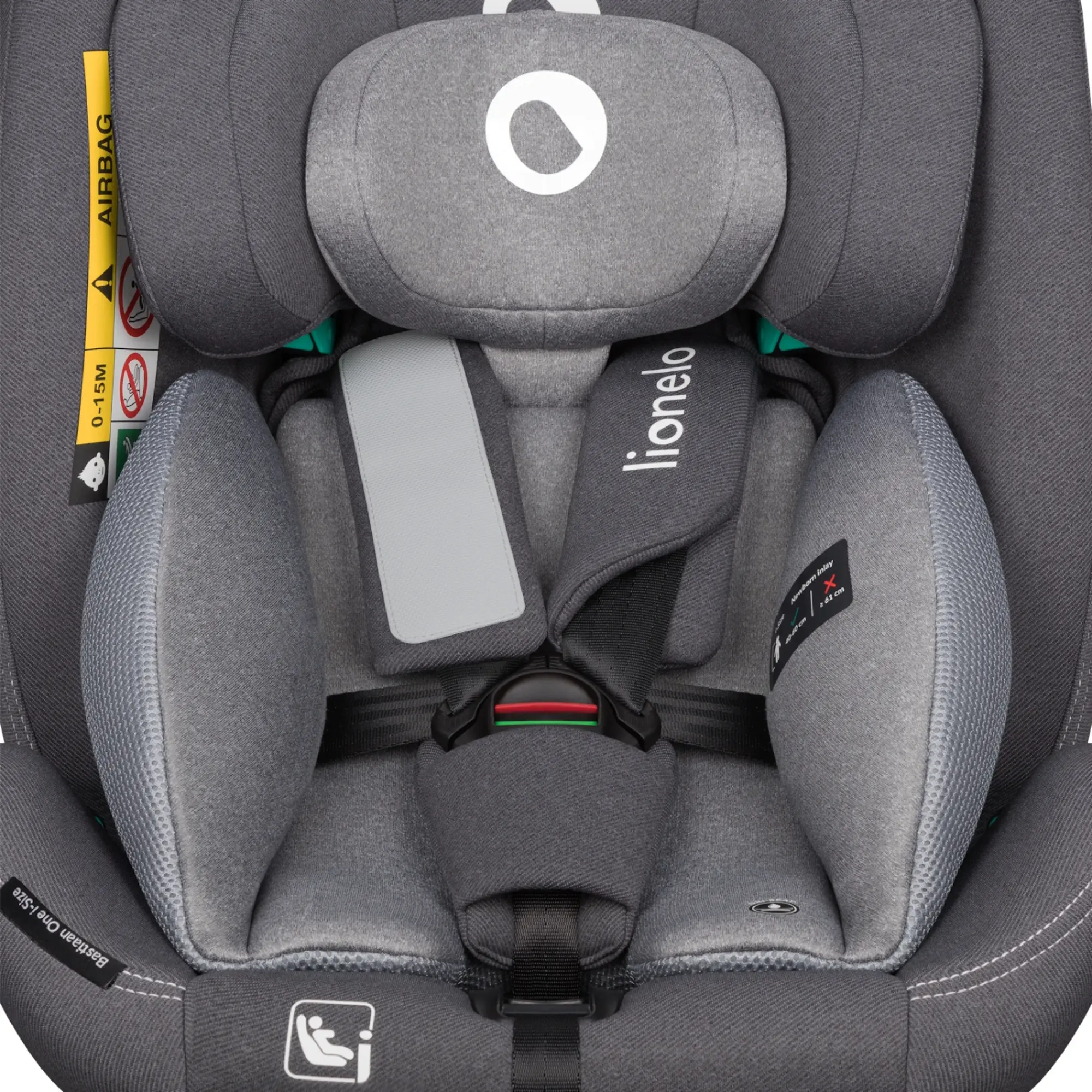 Scaun auto Lionelo Bastiaan One i-Size Isofix (Grey Stone)