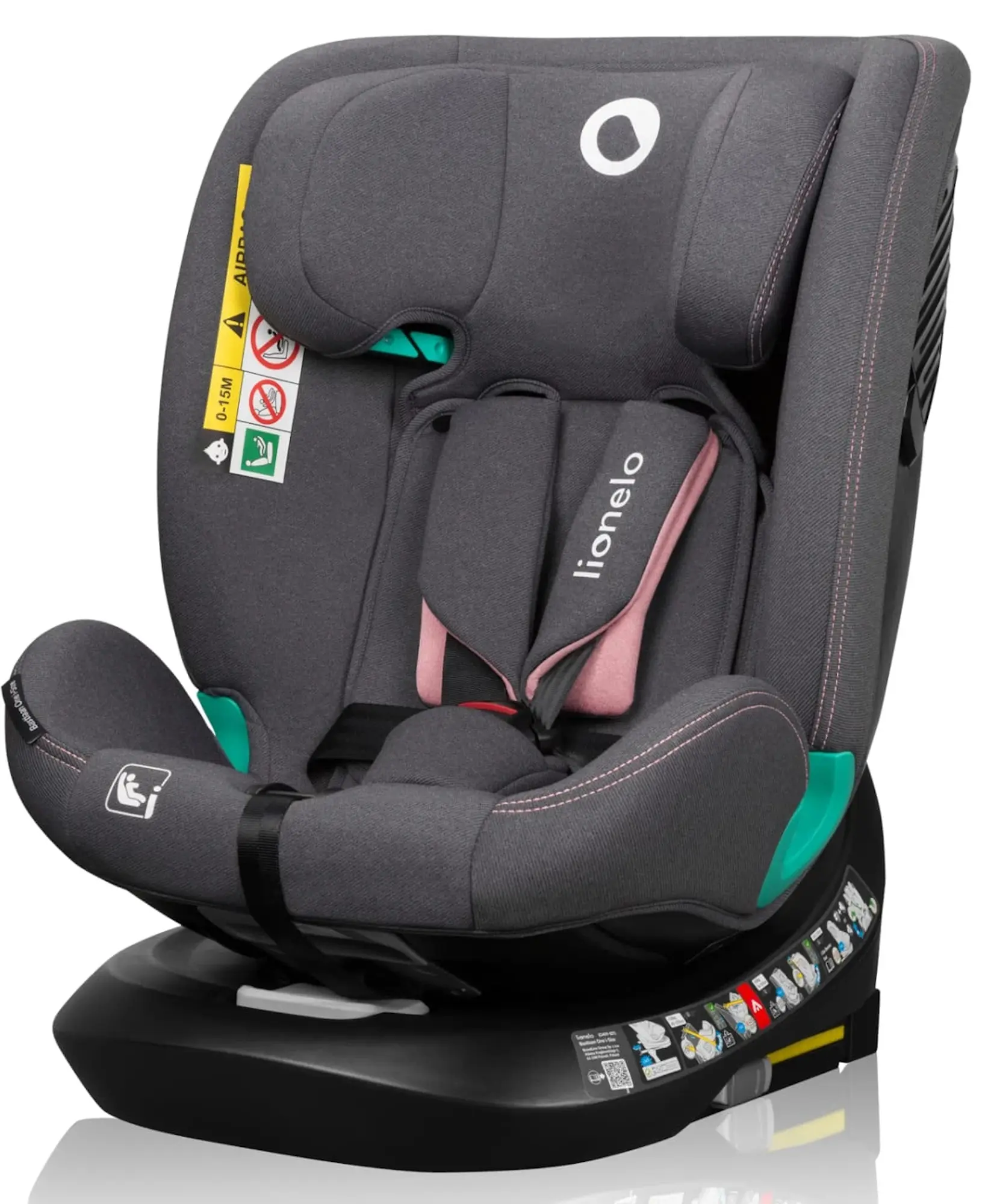 Scaun auto Lionelo Bastiaan One i-Size Isofix (Pink Rose)