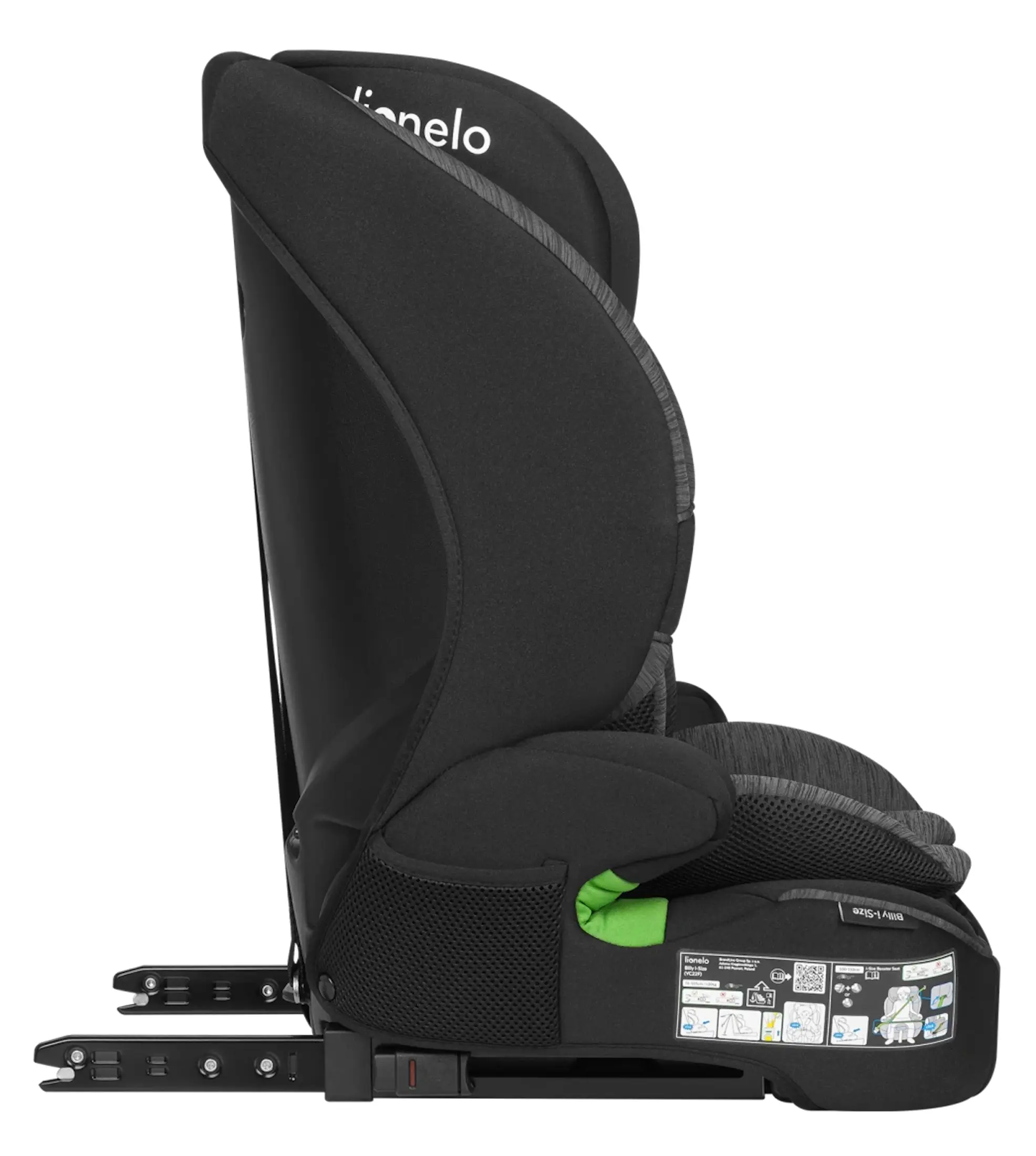 Автокресло Lionelo Billy i-Size Isofix (Black/Grey)