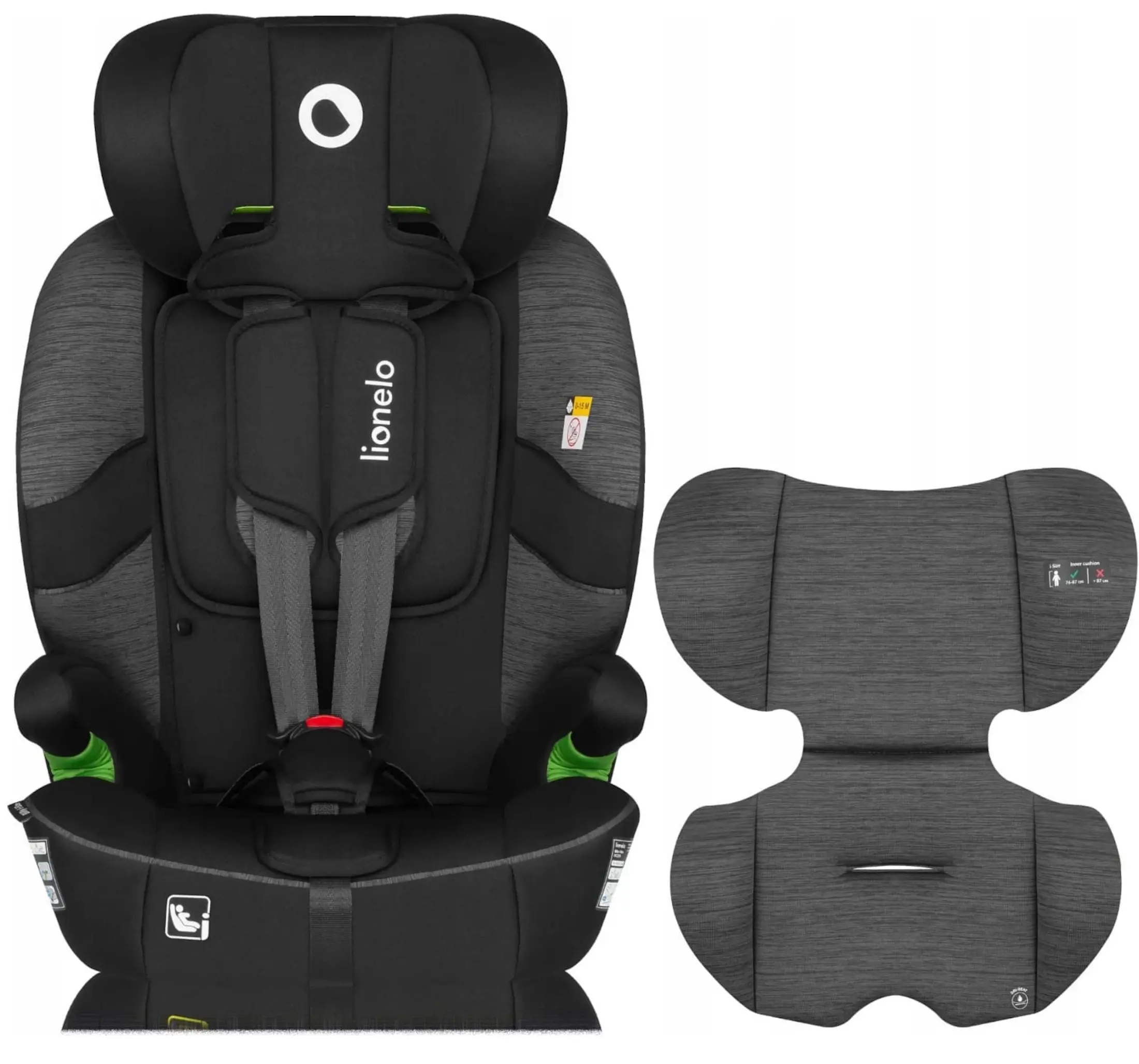 Автокресло Lionelo Billy i-Size Isofix (Black/Grey)