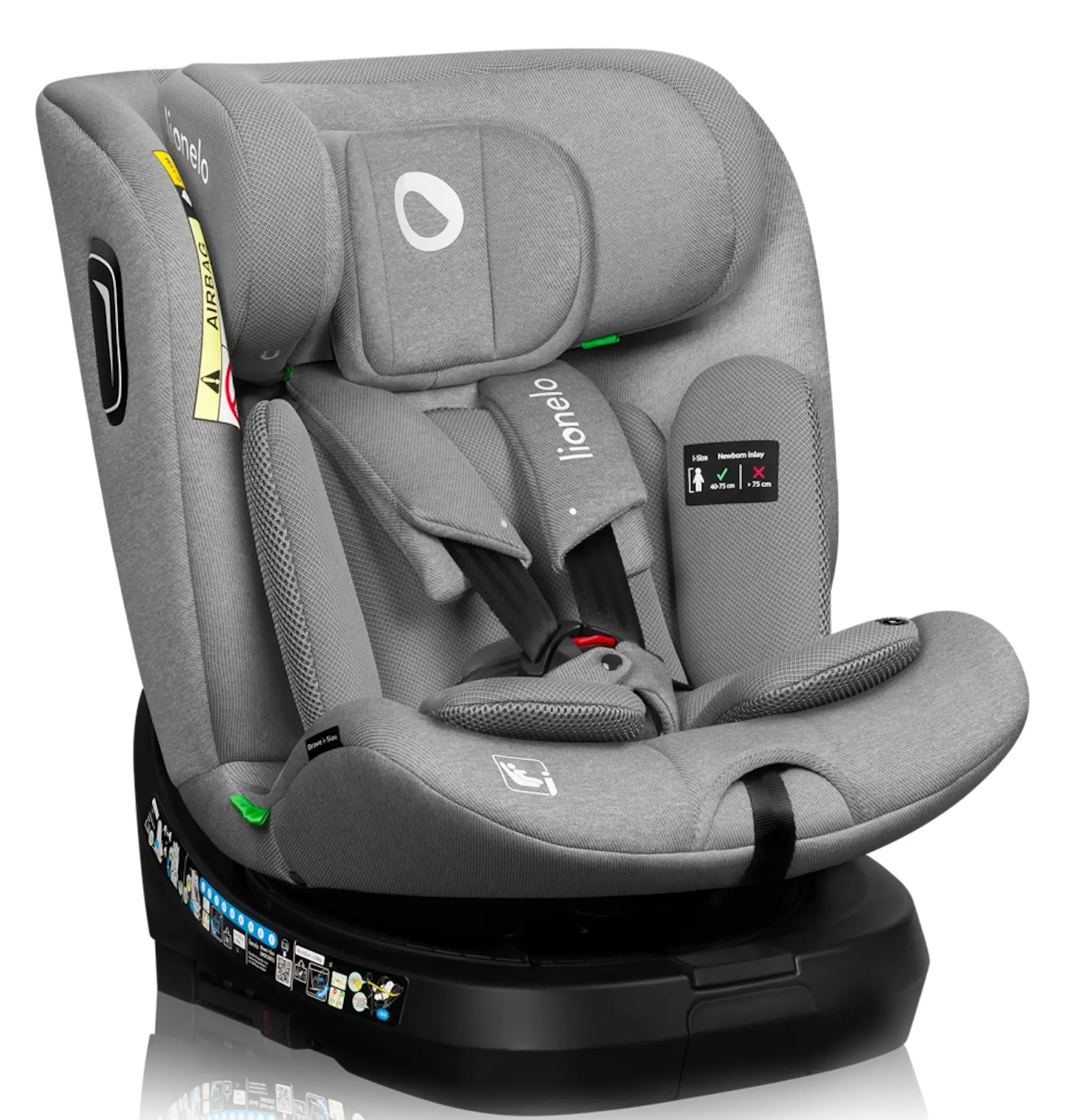 Автокресло Lionelo Brave i-Size (Grey Stone) - 2
