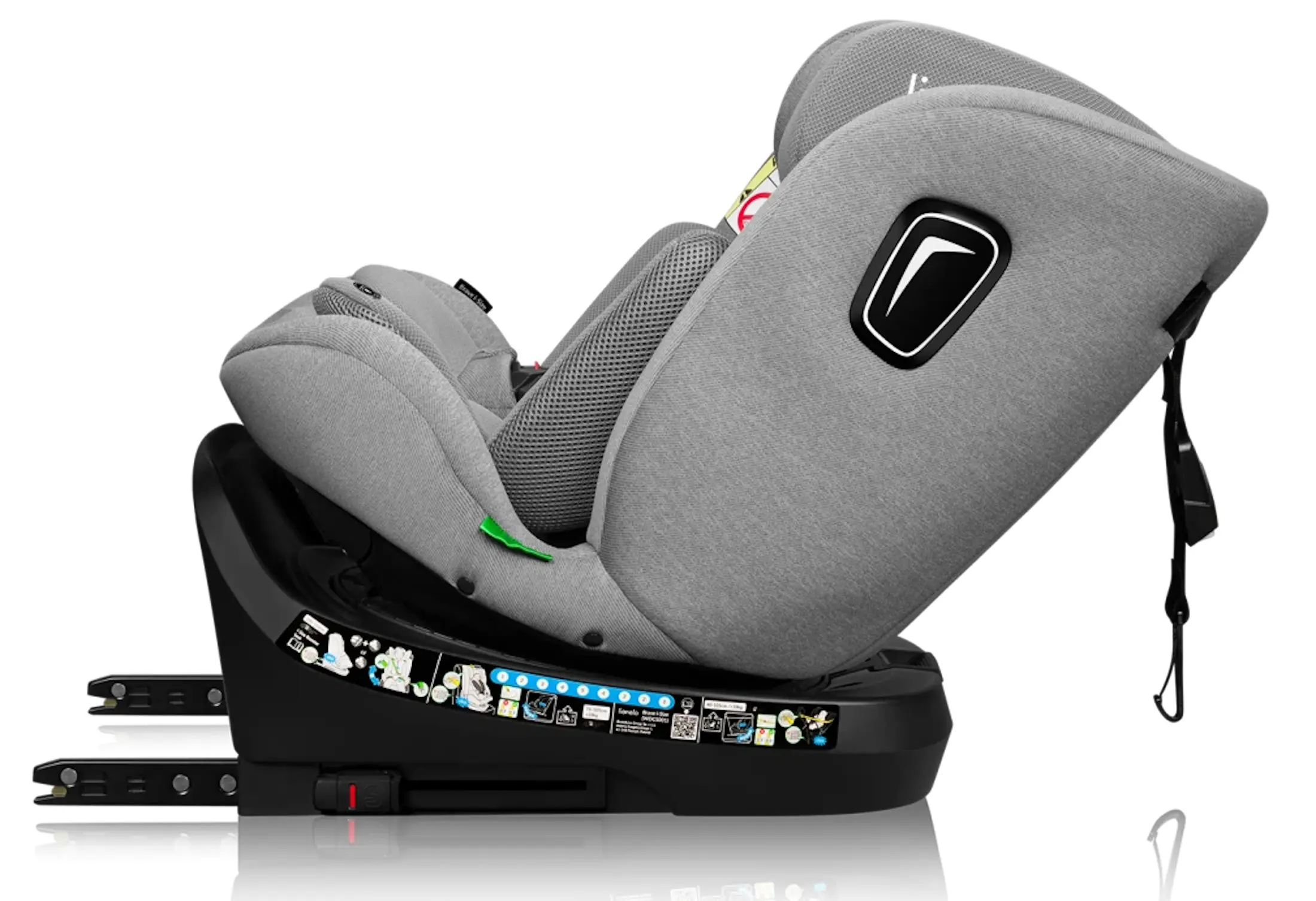 Автокресло Lionelo Brave i-Size (Grey Stone) - 3