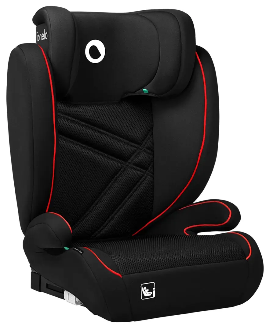 Scaun auto Lionelo Hugo i-Size (Sporty Black/Red)