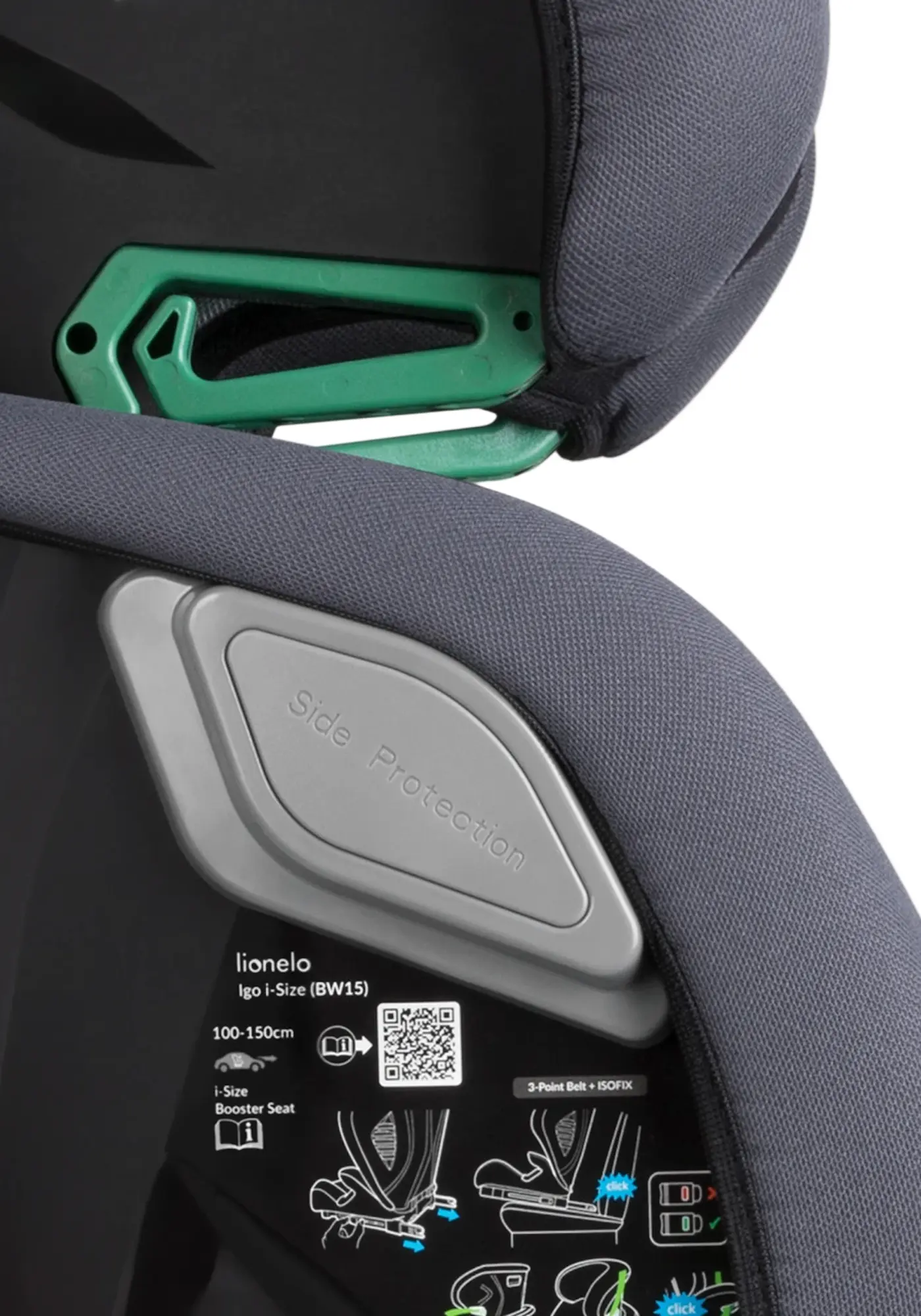 Автокресло Lionelo Igo i-Size (Grey/Graphite) - 6