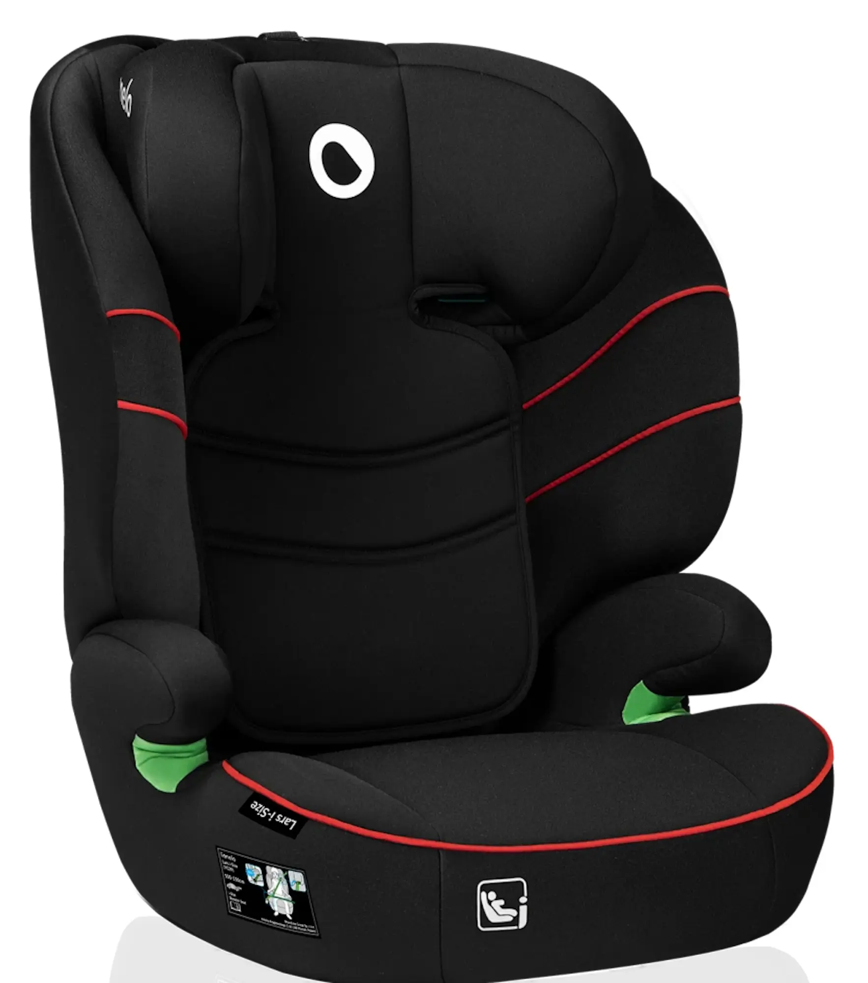 Автокресло Lionelo Lars i-Size (Sporty Black/Red) - 2