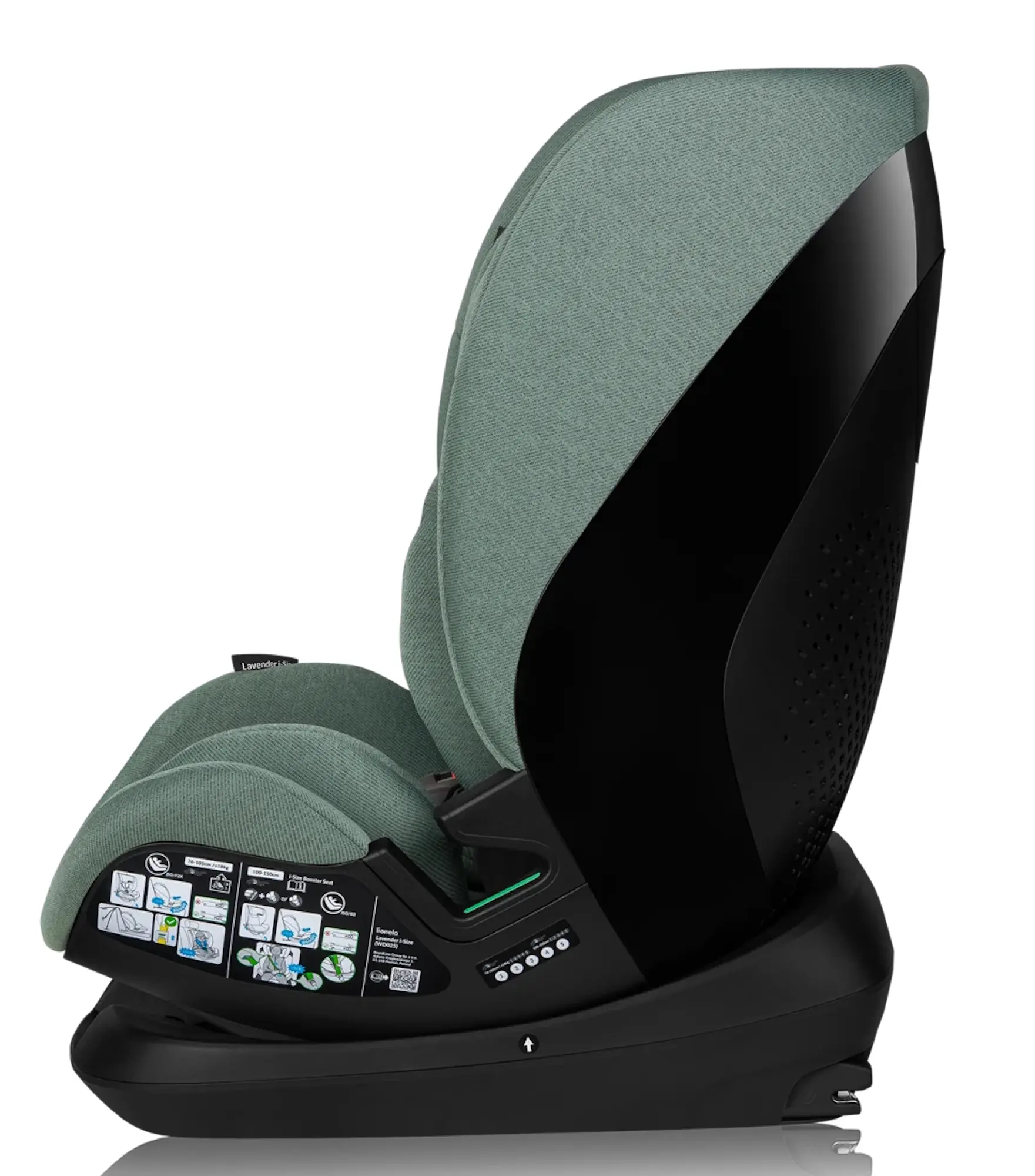 Scaun auto Lionelo Lavender i-Size Isofix (Green Pistachio)