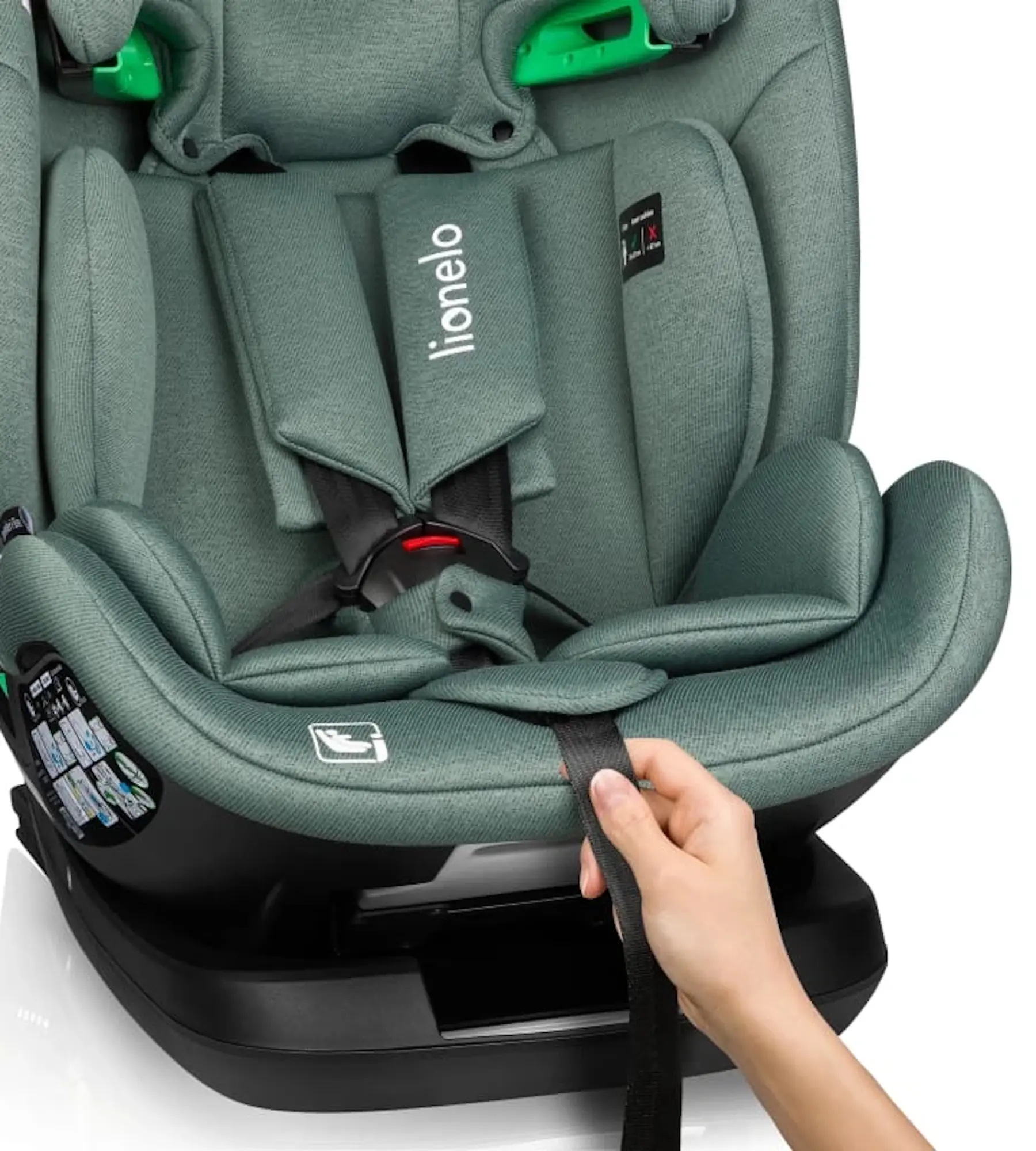 Scaun auto Lionelo Lavender i-Size Isofix (Green Pistachio)
