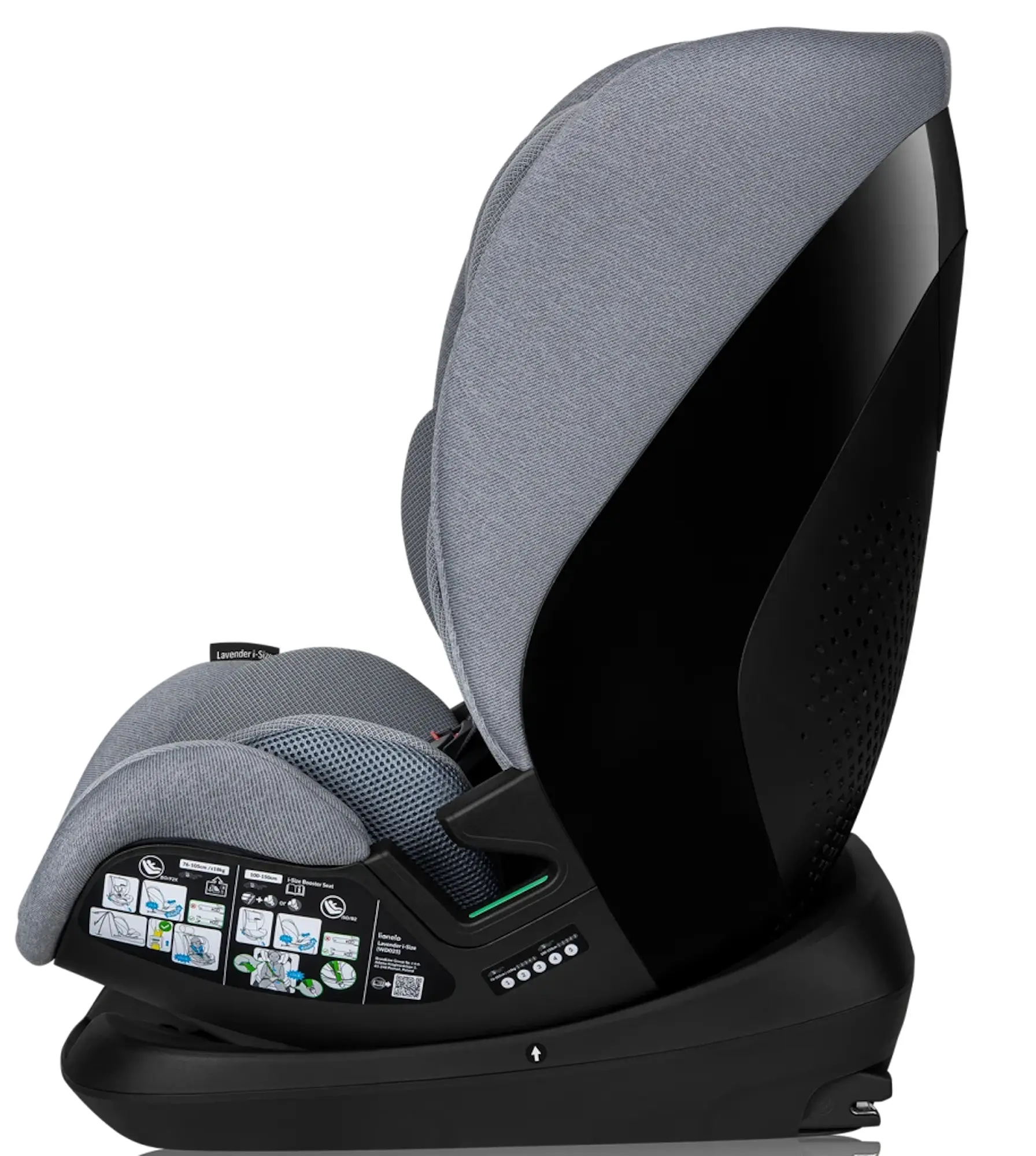 Scaun auto Lionelo Lavender i-Size Isofix (Grey Stone)
