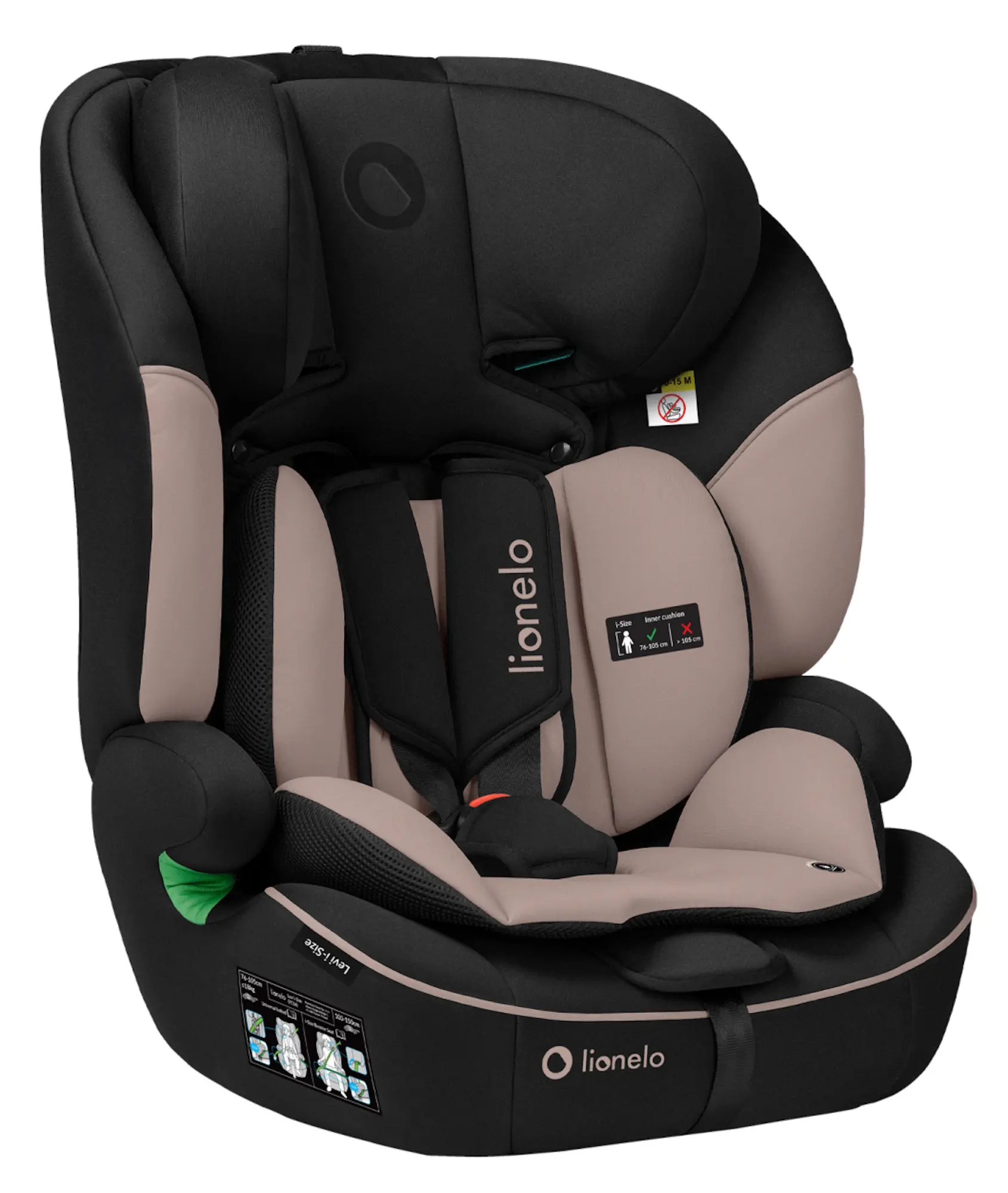 Scaun auto Lionelo Levi i-Size (Beige Latte)