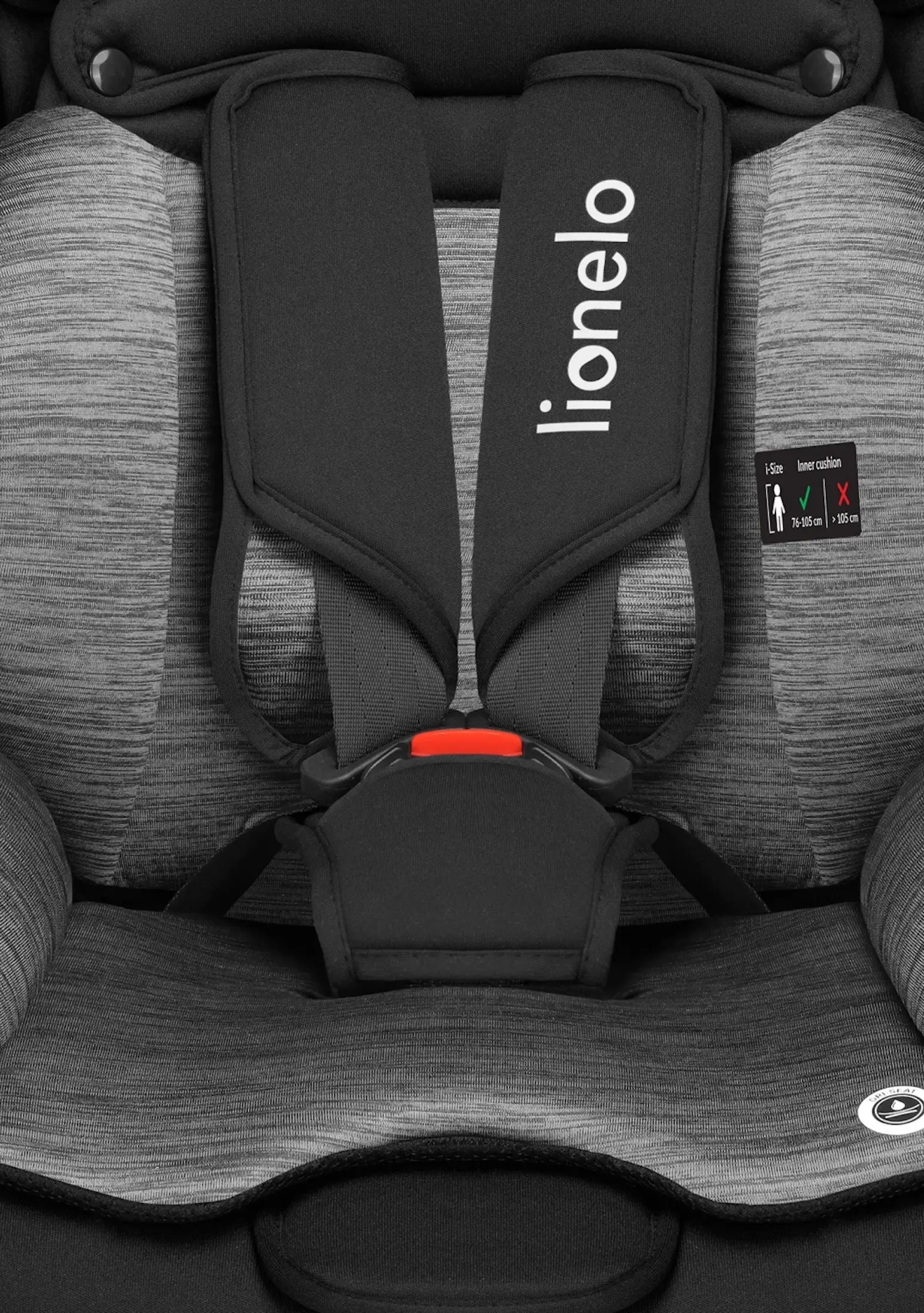 Scaun auto Lionelo Levi i-Size (Black/Grey)