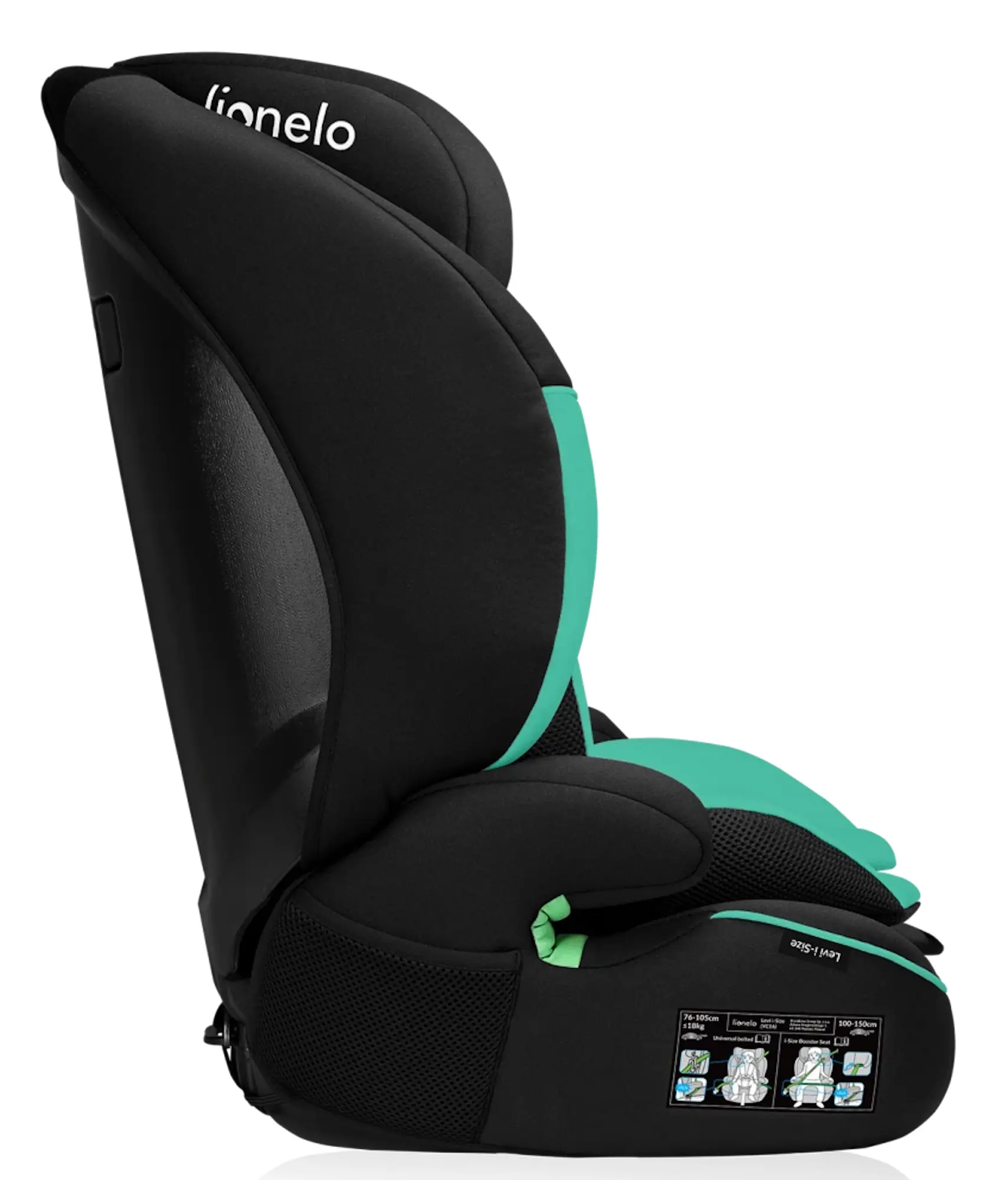 Scaun auto Lionelo Levi i-Size (Green Emerald)