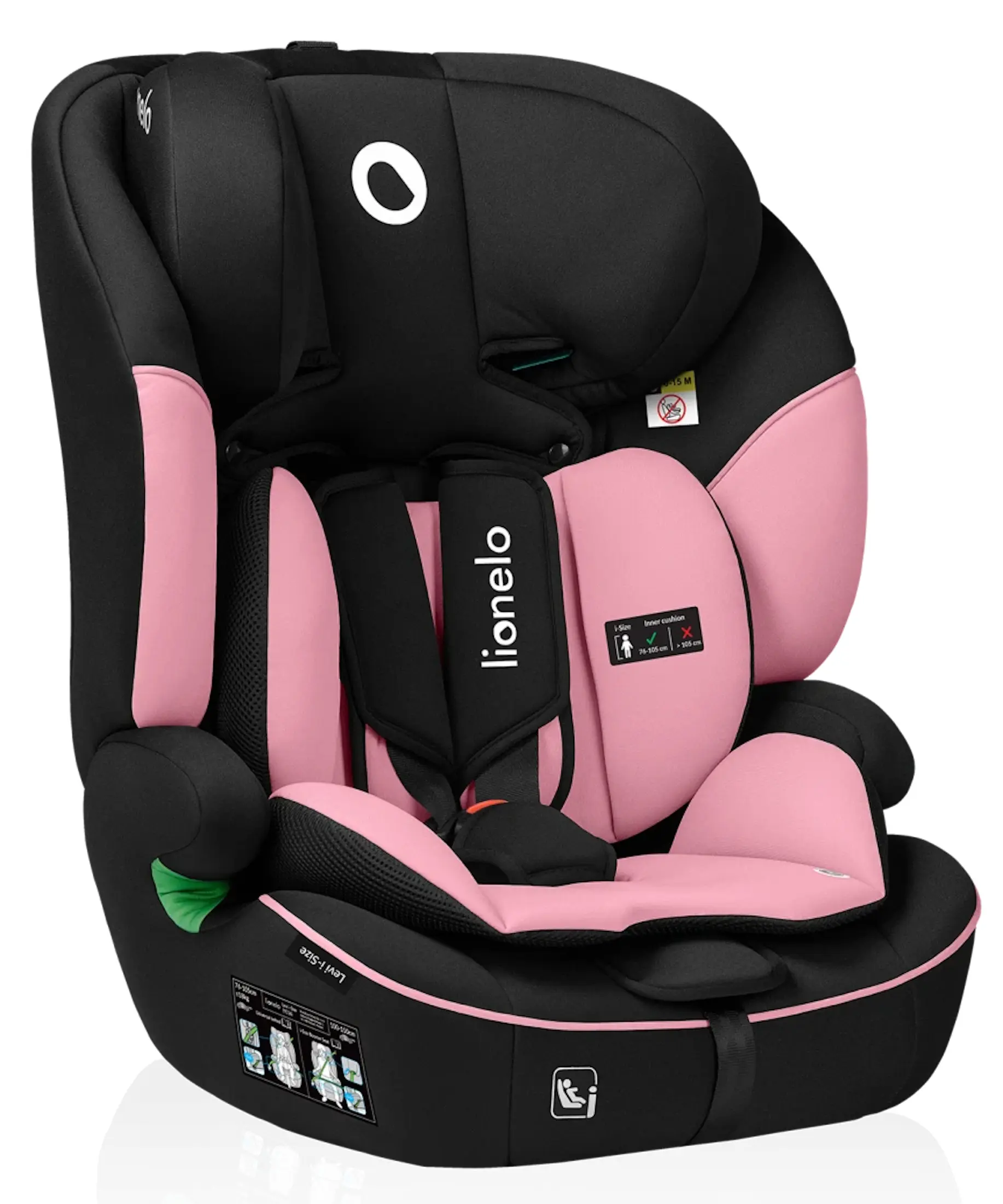 Автокресло Lionelo Levi i-Size (Pink Baby) - 2
