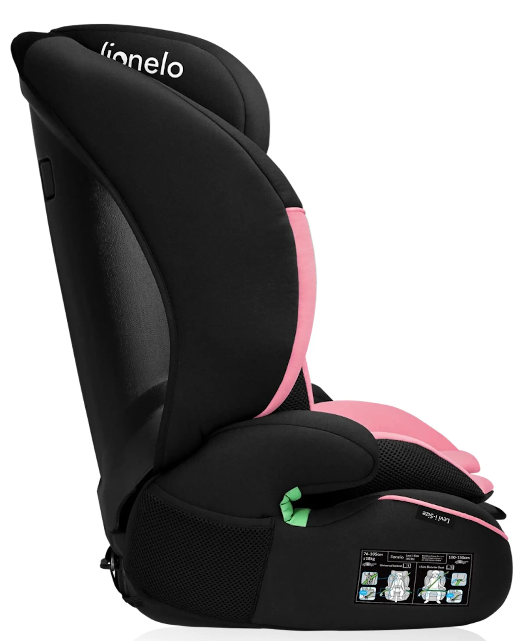 Автокресло Lionelo Levi i-Size (Pink Baby) - 4
