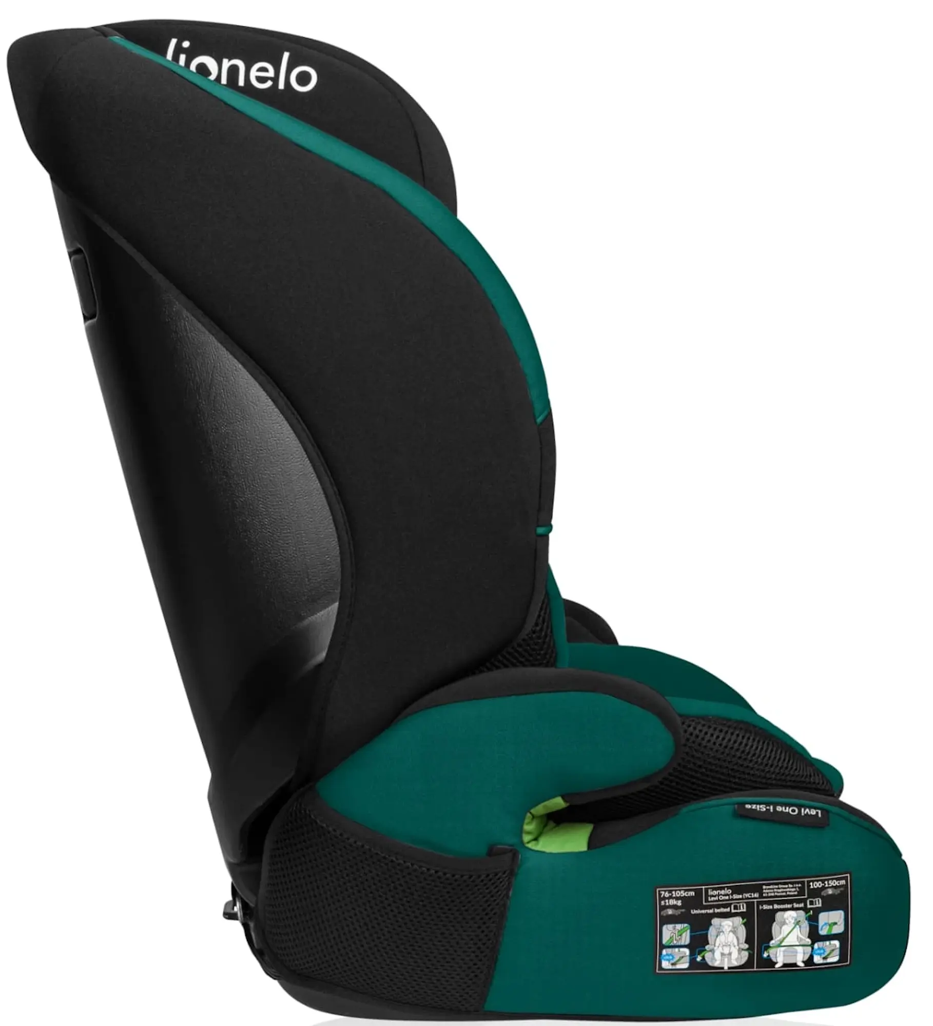 Scaun auto Lionelo Levi One i-Size (Green Forest)