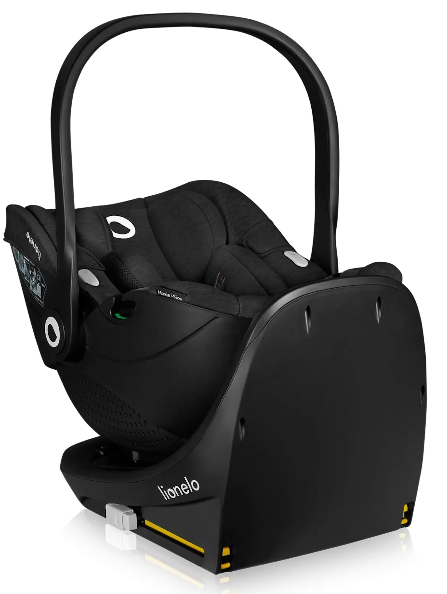 Scaun auto Lionelo Moxie i-Size Set (Black Carbon)