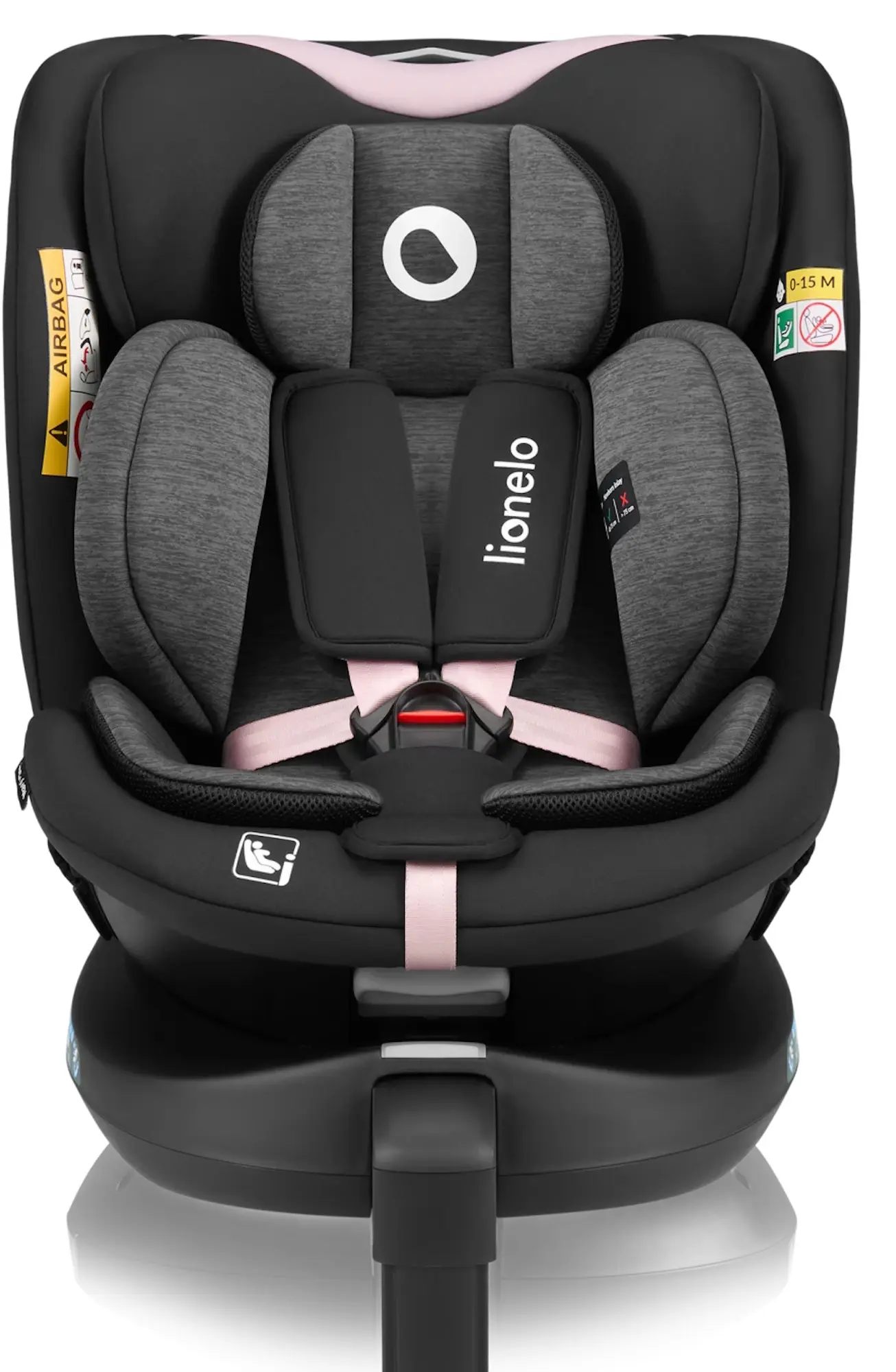 Автокресло Lionelo Navy i-Size (Black/Pink) - 2