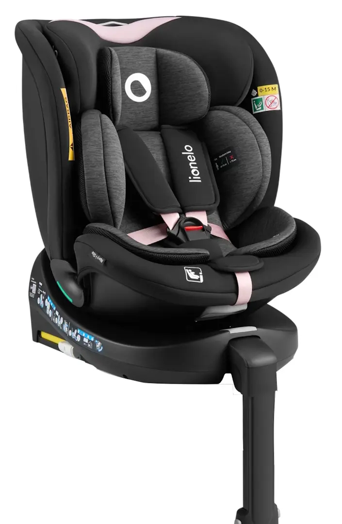 Автокресло Lionelo Navy i-Size (Black/Pink)
