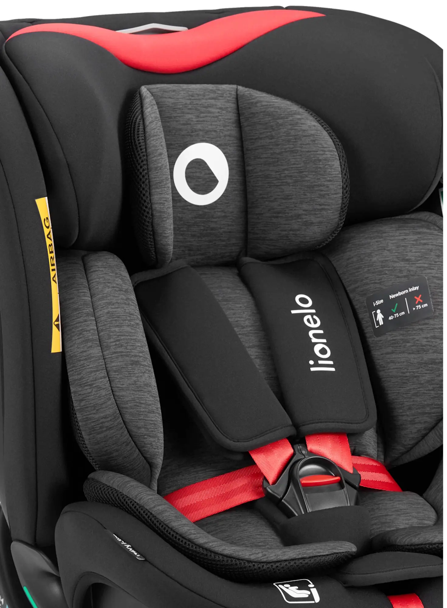 Автокресло Lionelo Navy i-Size (Black/Red) - 4