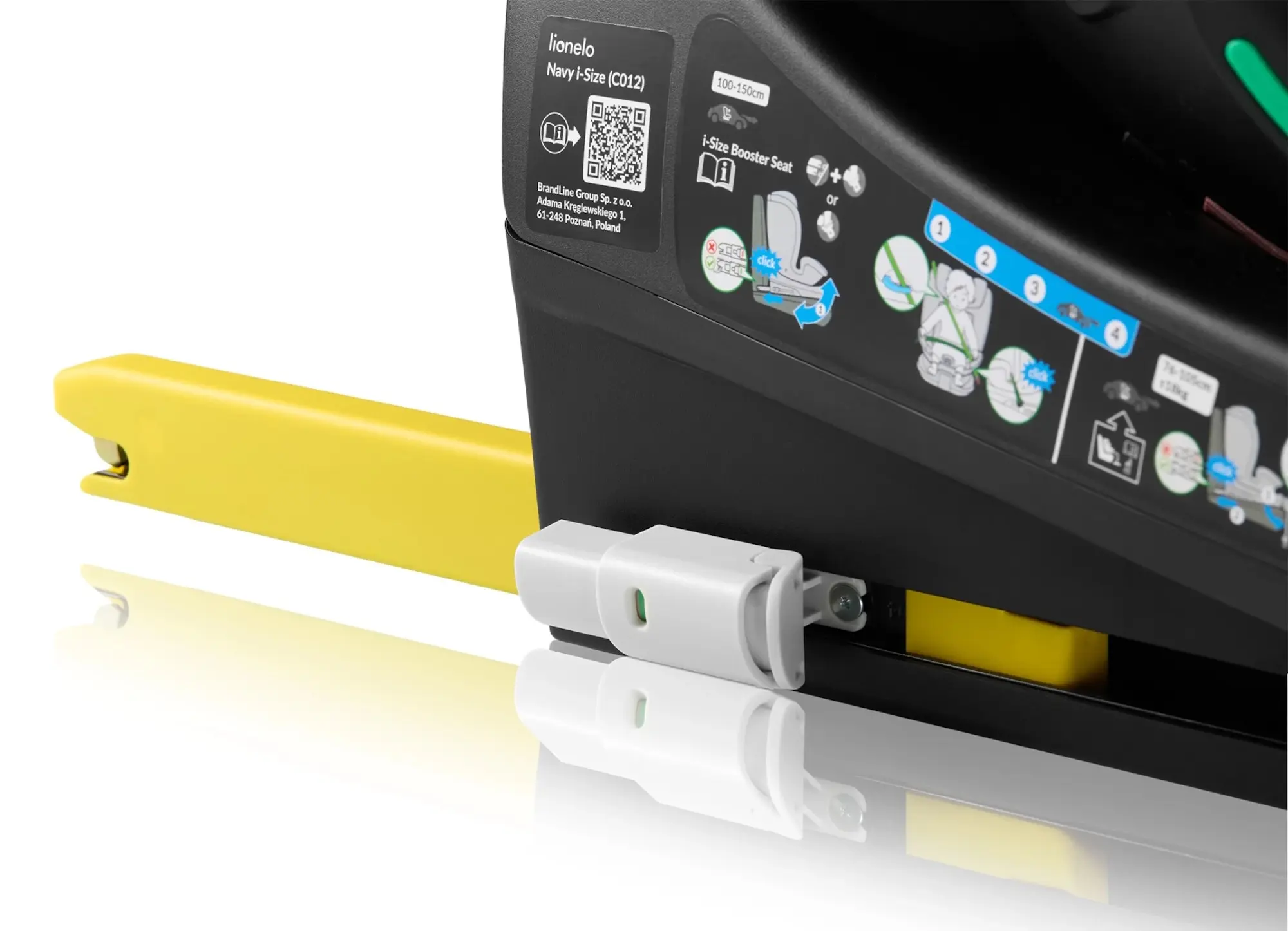 Автокресло Lionelo Navy i-Size (Black/Red) - 9