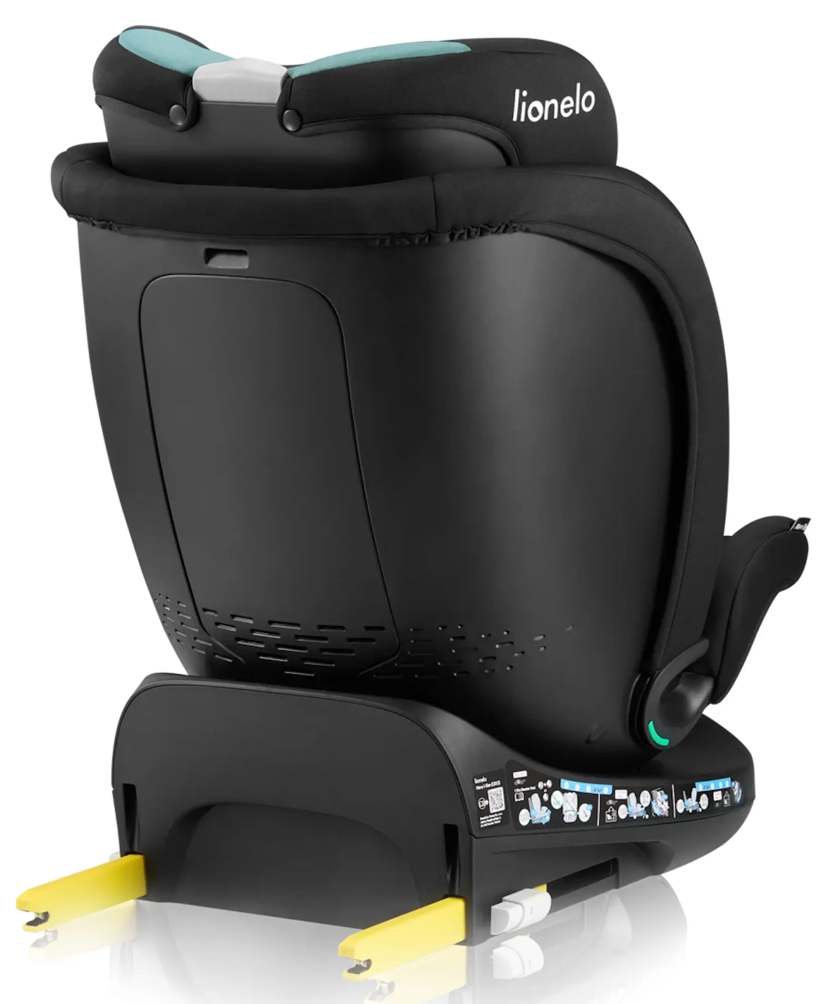 Автокресло Lionelo Navy i-Size (Black/Turquoise) - 7