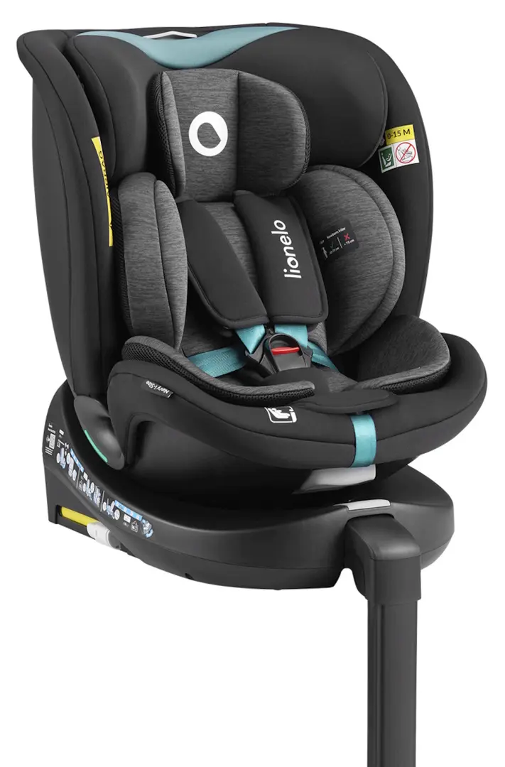 Автокресло Lionelo Navy i-Size (Black/Turquoise)