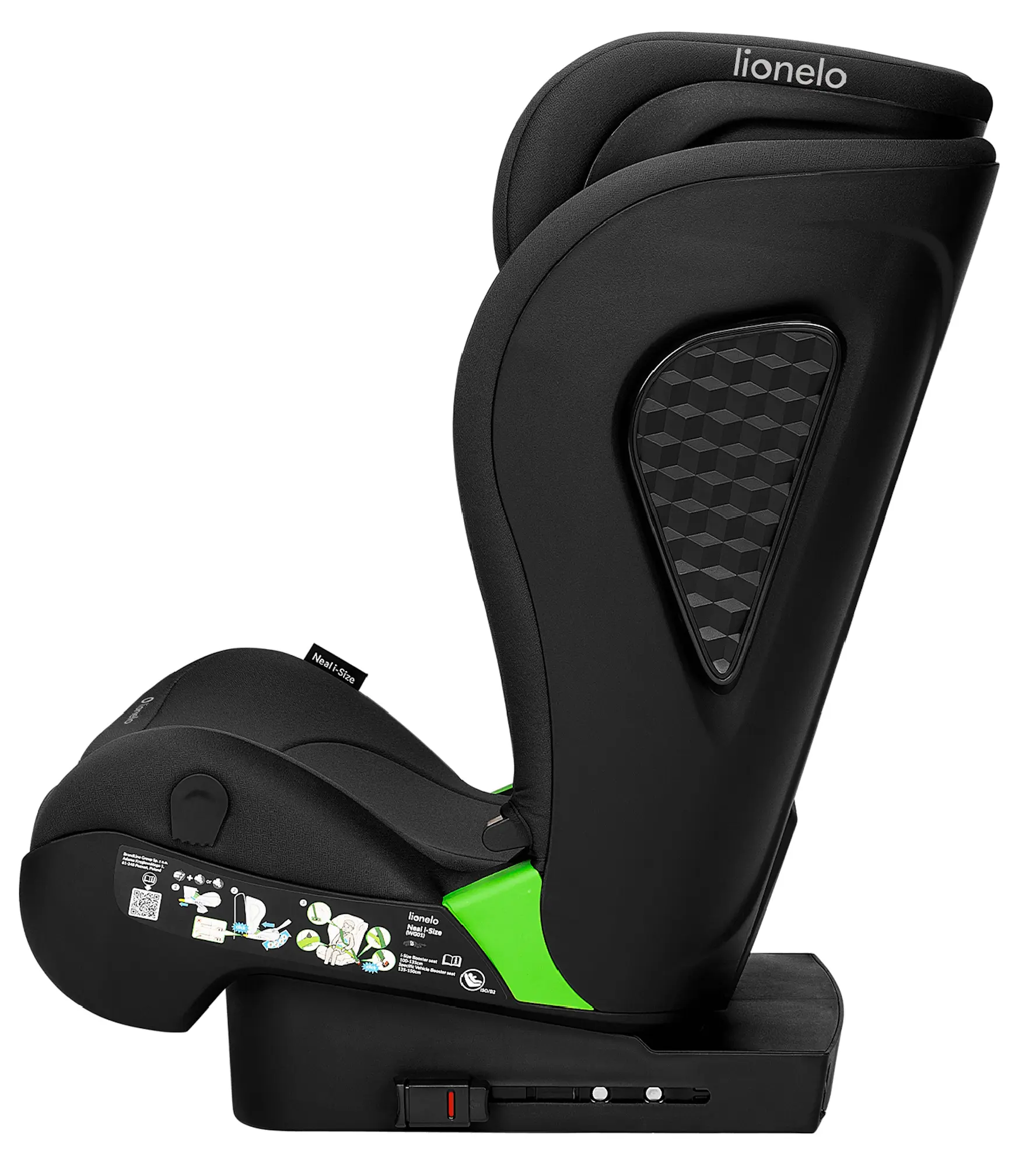 Scaun auto Lionelo Neal i-Size (Black Carbon) - 3