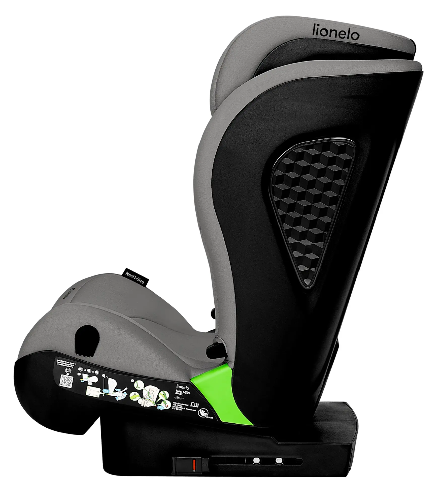 Scaun auto Lionelo Neal i-Size (Grey Concrete) - 3