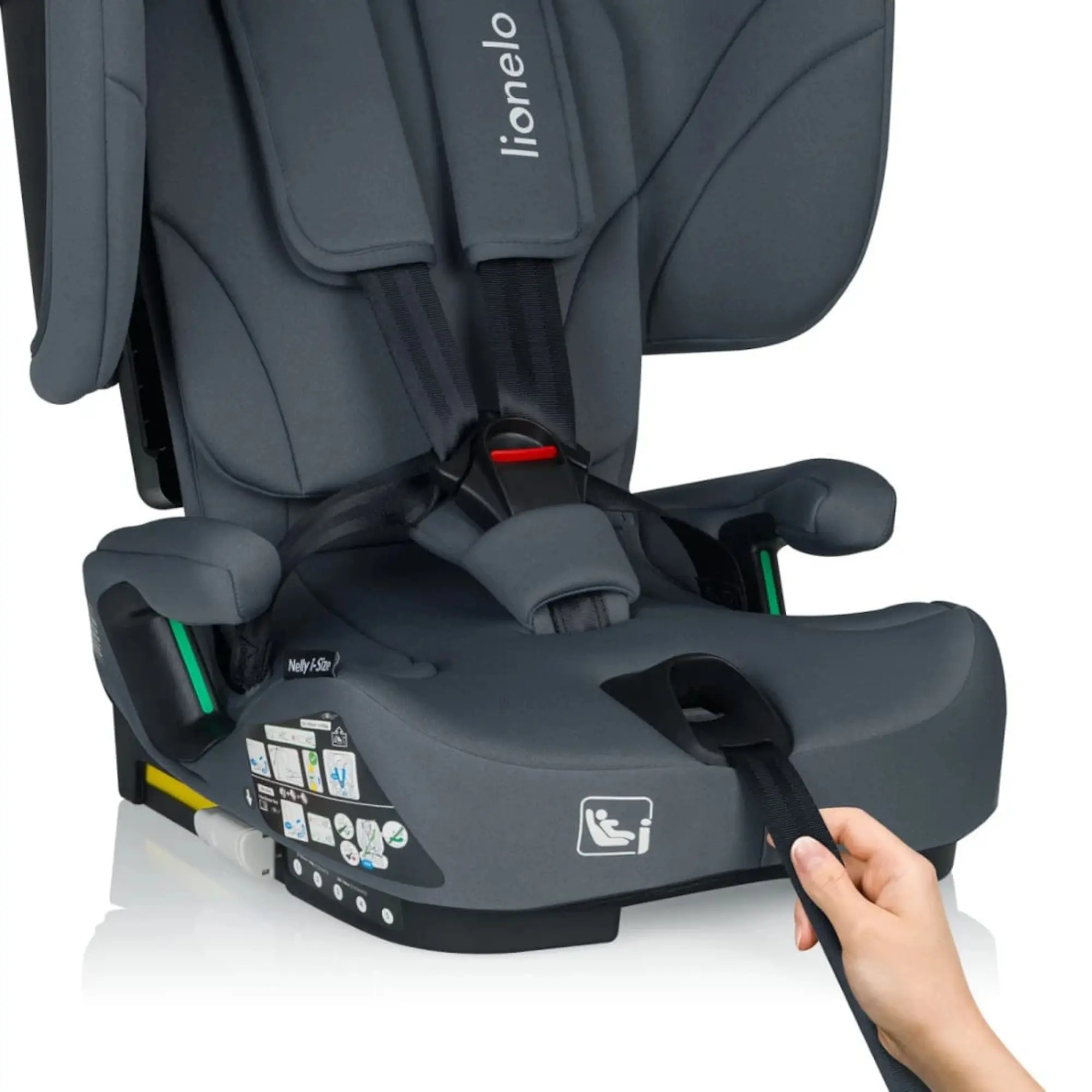 Scaun auto Lionelo Nelly i-Size Isofix (Grey Graphite)