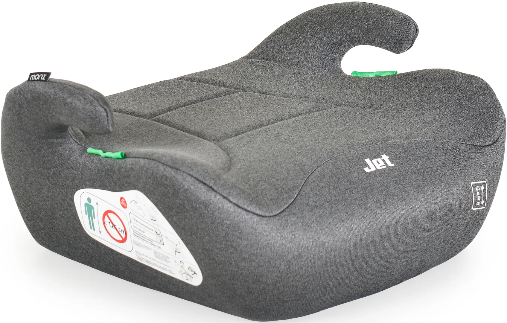 Scaun auto-booster Moni Jet (Dark Grey)