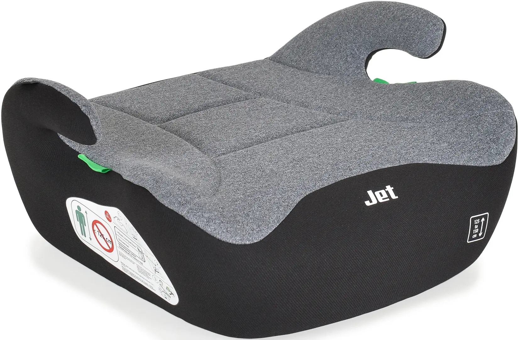 Scaun auto-booster Moni Jet (Grey/Black)