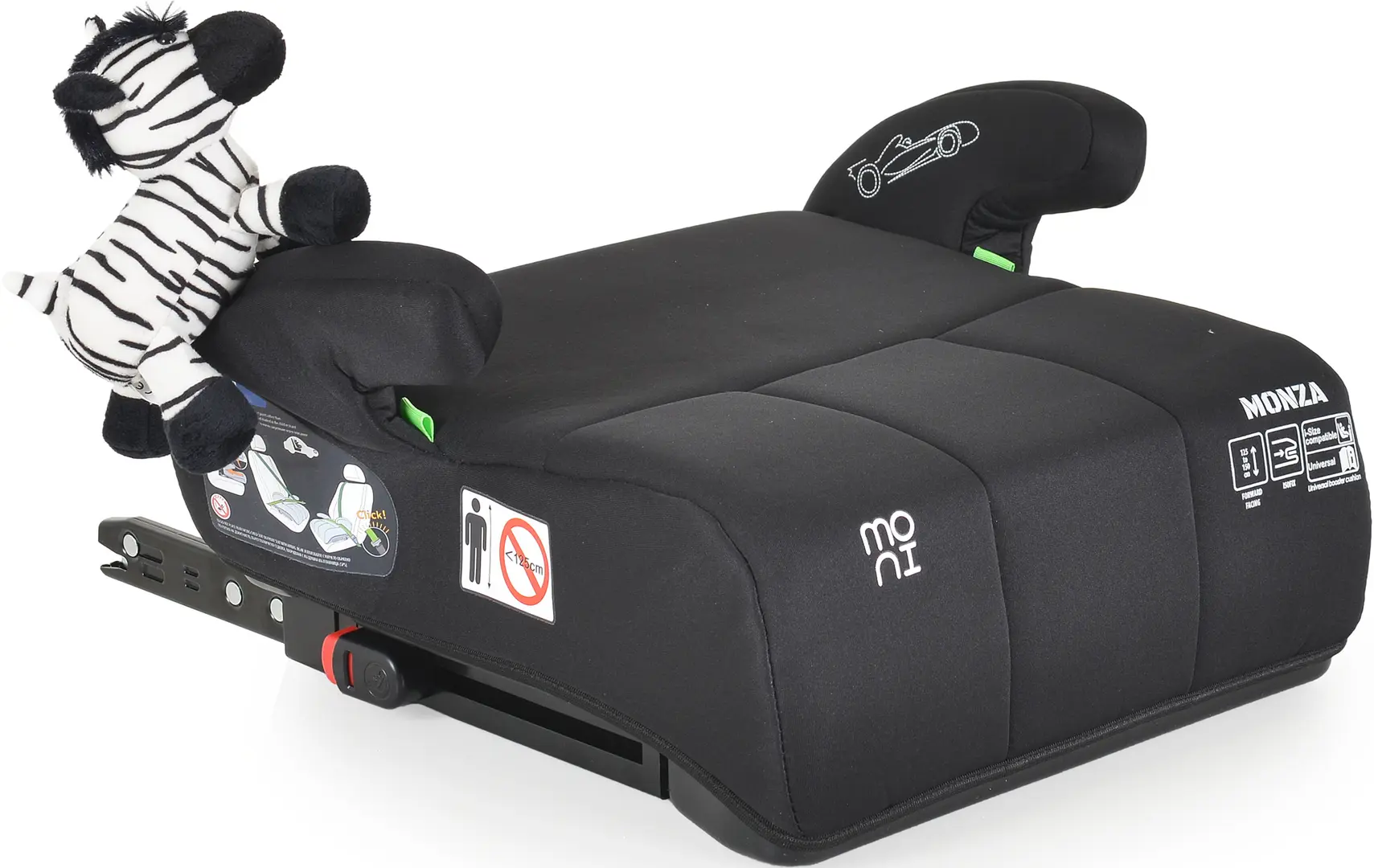 Scaun auto-booster Moni Monza (Black)