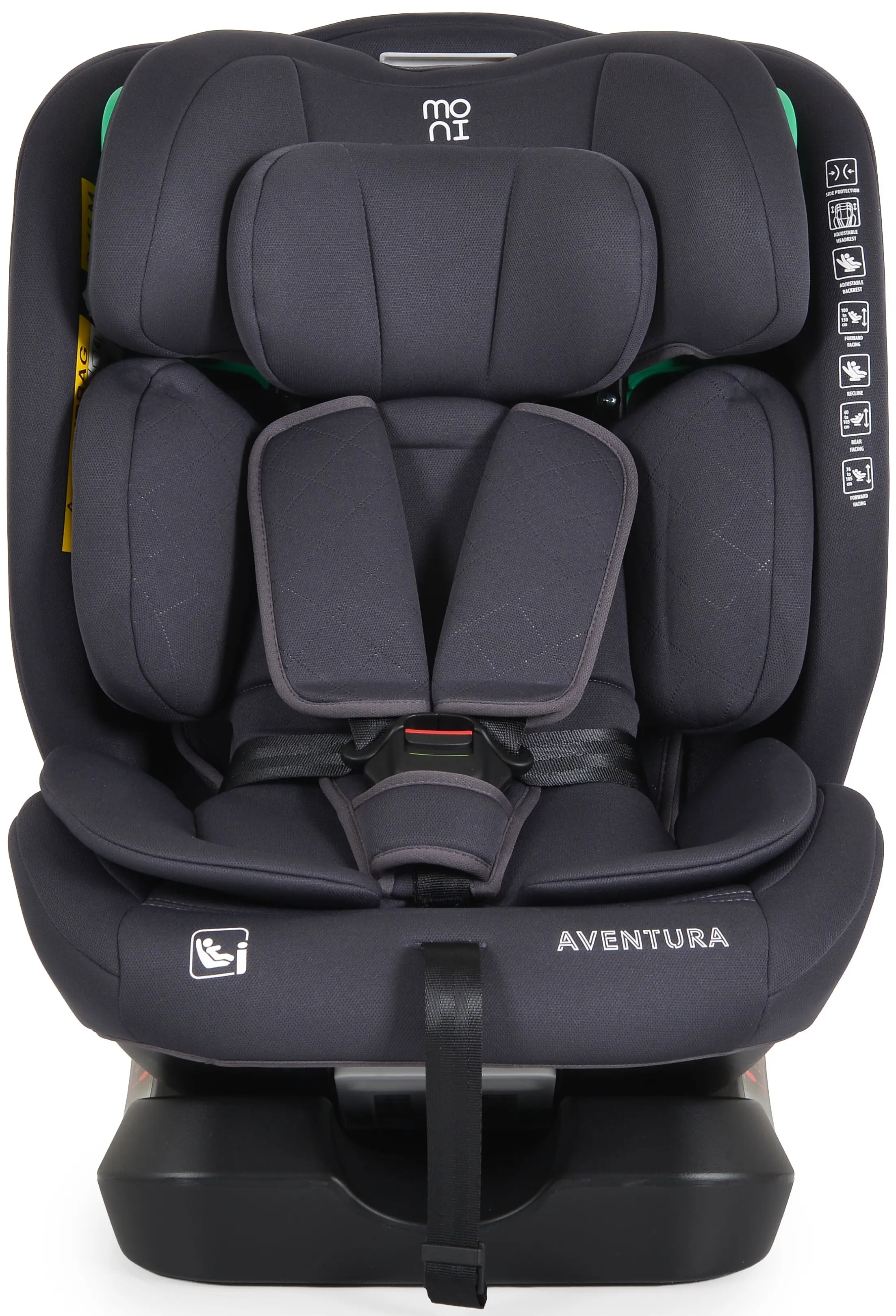 Scaun auto Moni Aventura (Grey) - 2