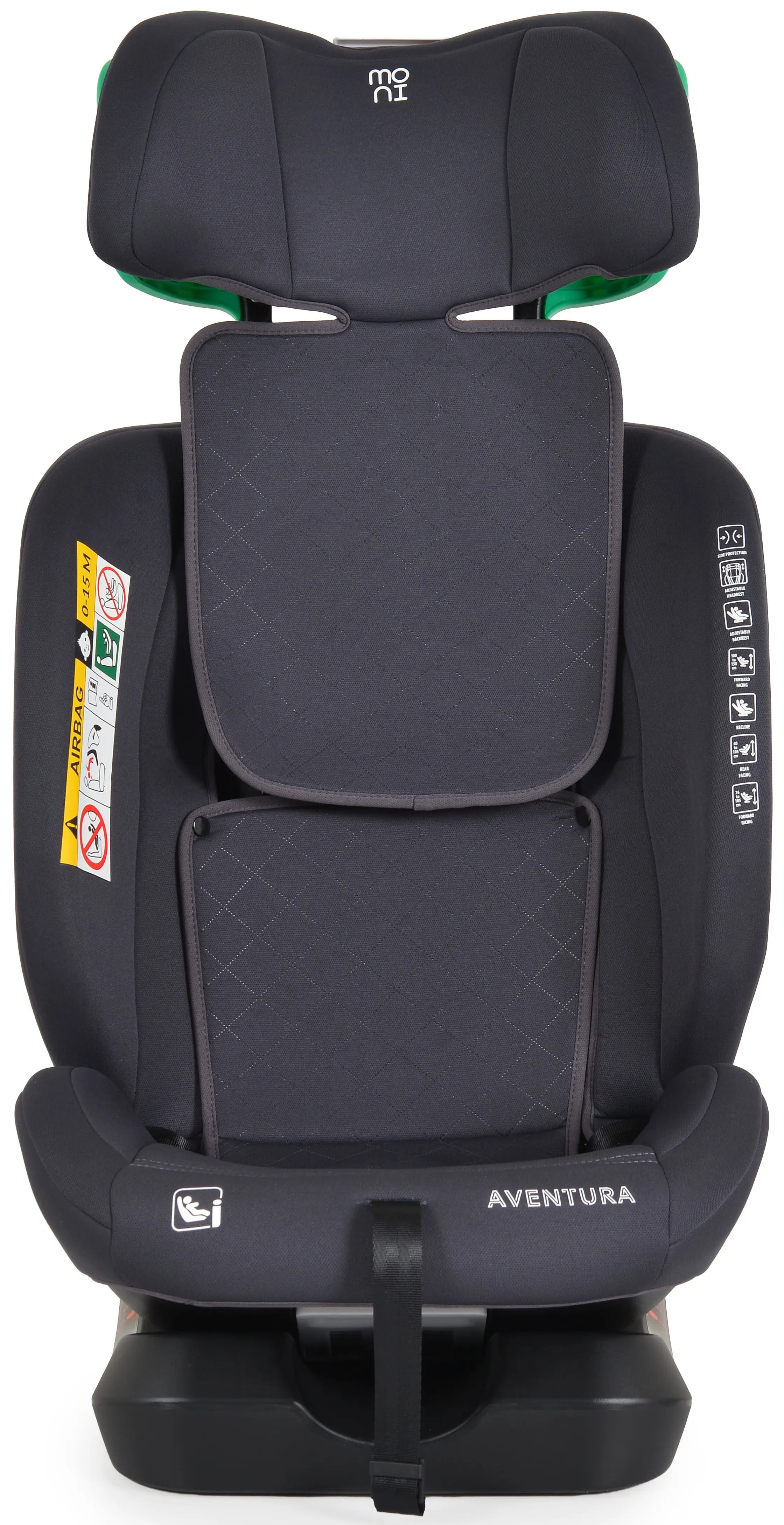 Scaun auto Moni Aventura (Grey) - 4