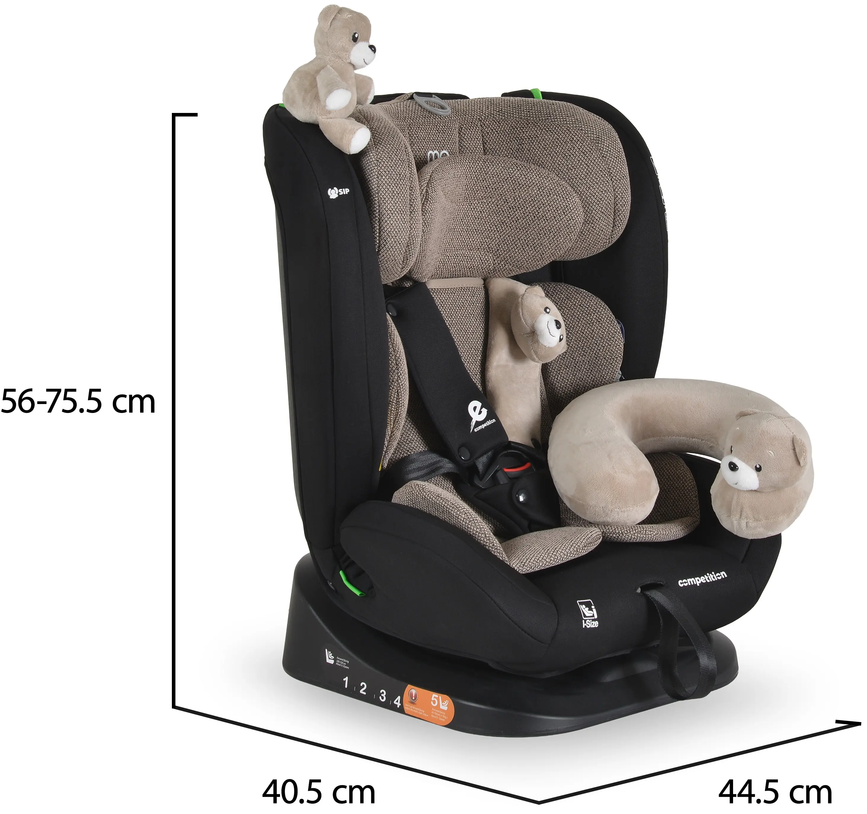 Автокресло Moni Competition (Cool Beige) - 11