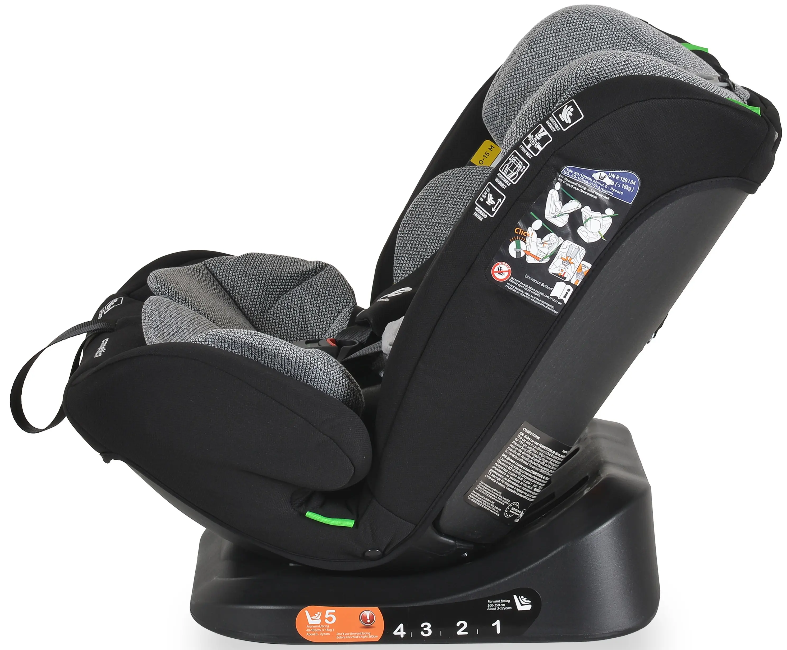 Scaun auto Moni Competition (Space Grey) - 8
